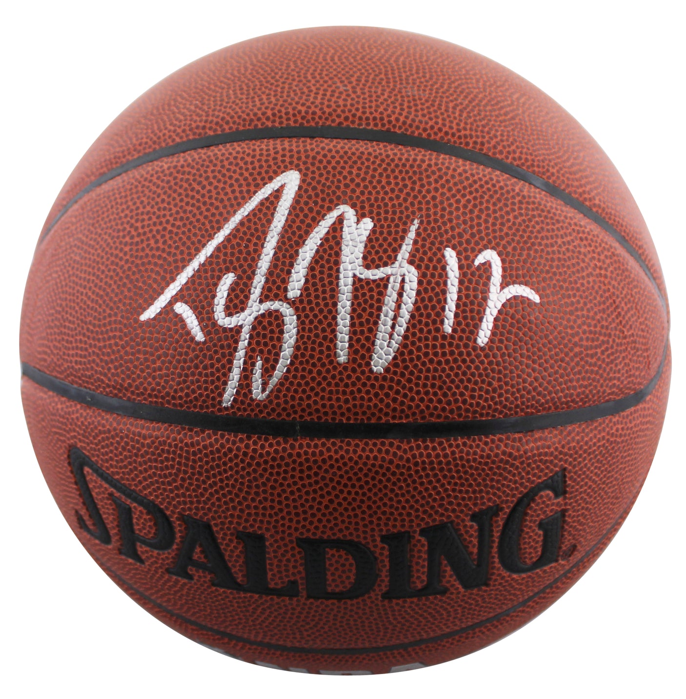 Magic Dwight Howard Authentic Signed Spalding I/O Basketball BAS #BR84341