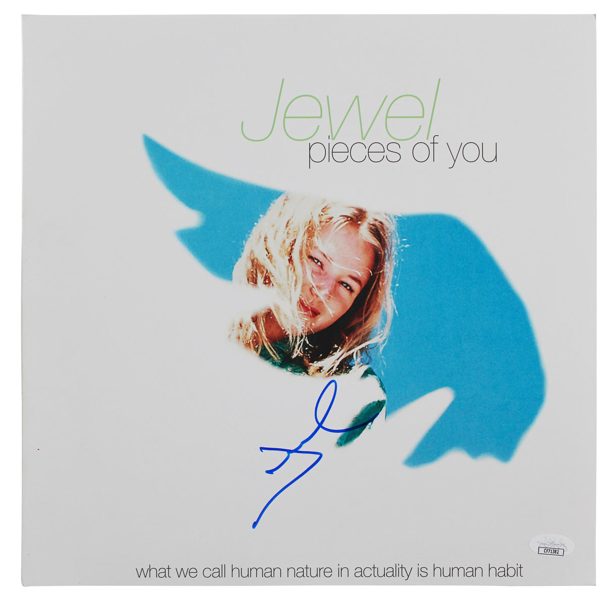 Jewel Authentic Signed Pieces of You Album Cover W/ Vinyl JSA #CF71382