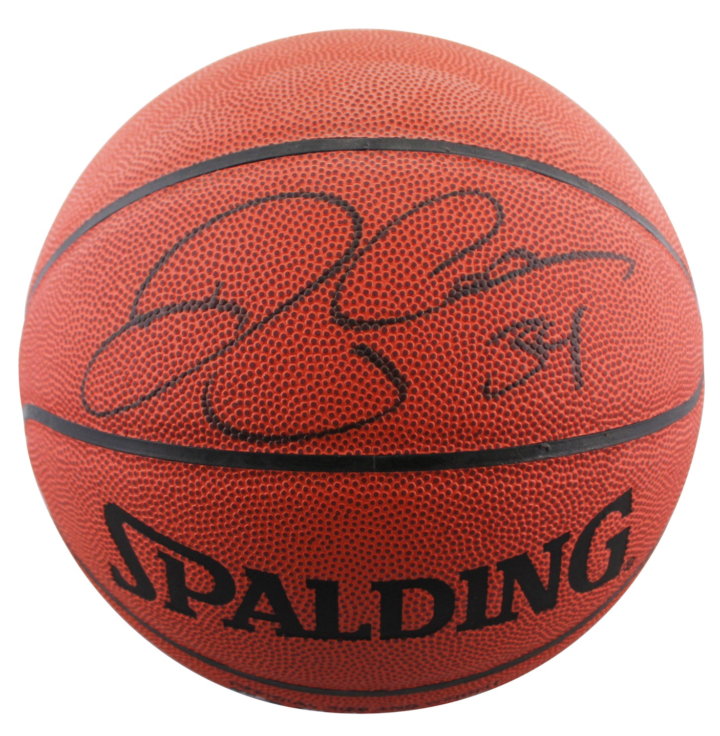 Bucks Ray Allen Authentic Signed Spalding Indoor/Outdoor Basketball BAS #BR84345