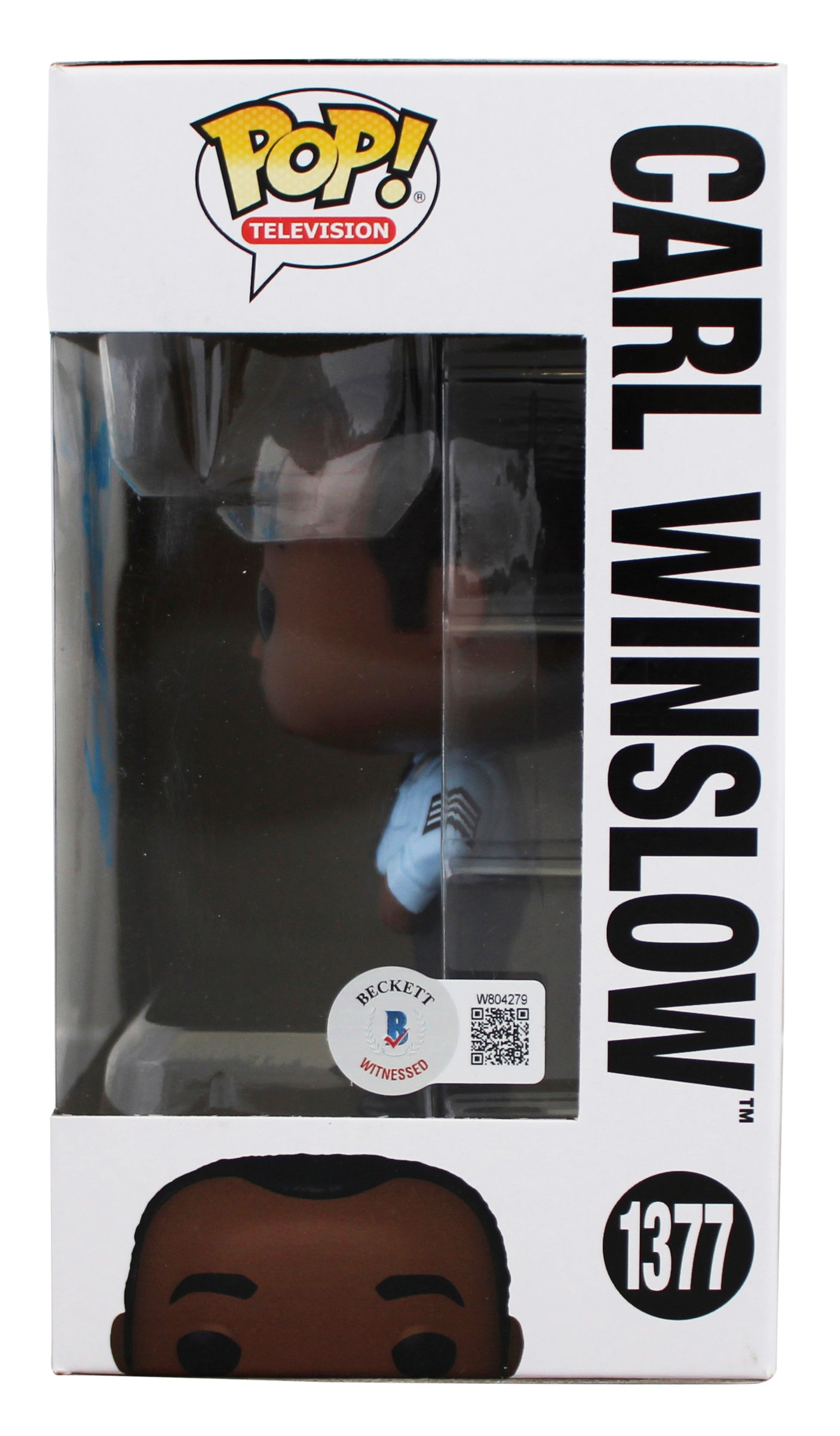 Reginald VelJohnson Family Matters "Carl" Signed #1377 Funko Pop Figure BAS Wit