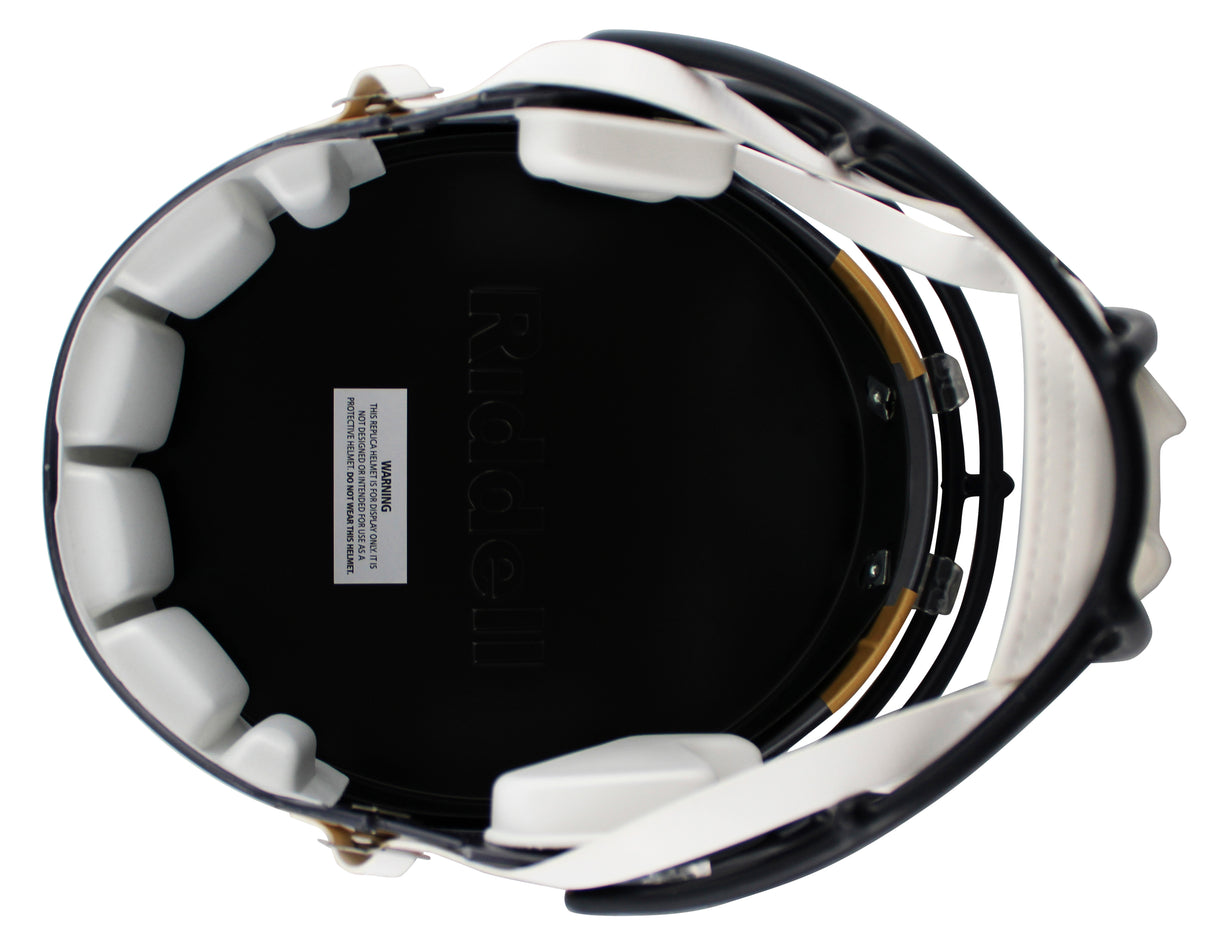 Rams Aaron Donald Signed 2000-16 TB Full Size Speed Rep Helmet W/ Case BAS