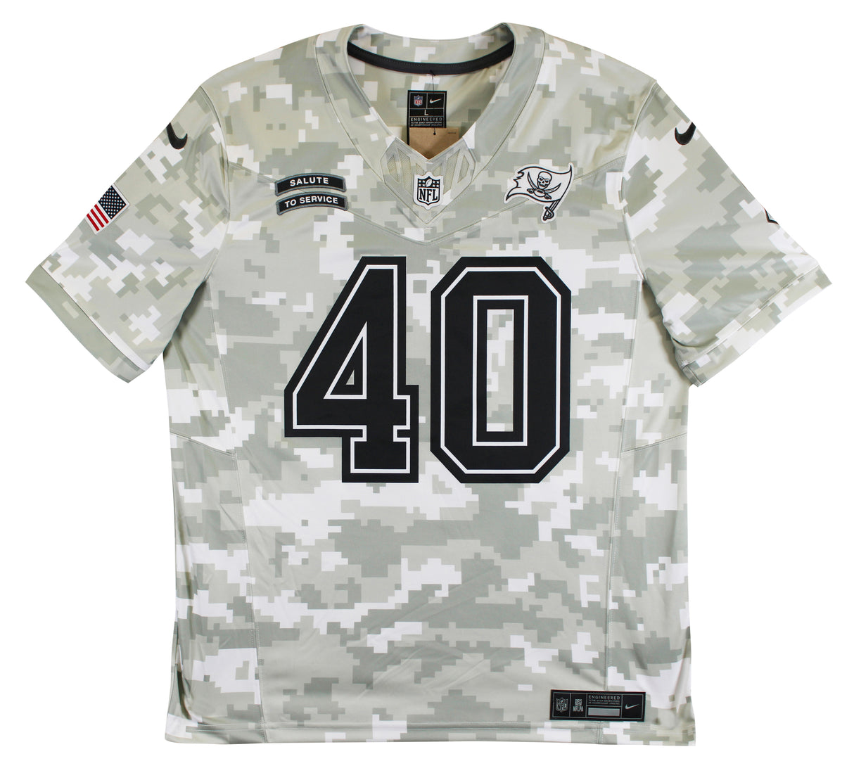 Buccaneers Mike Alstott "A-Train" Signed 2024 STS Nike Limited Jersey BAS Wit