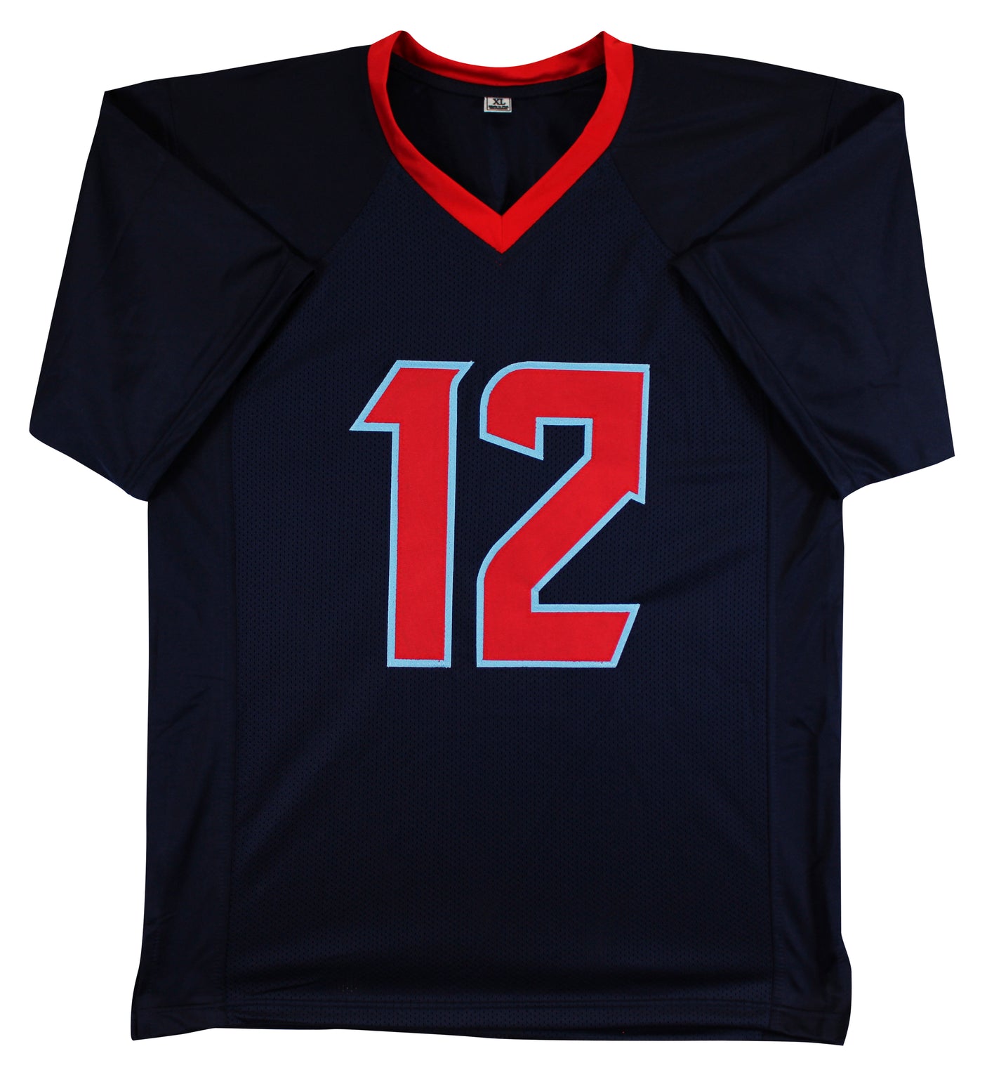 Nico Collins Authentic Signed 2024 Alternate Navy Blue Pro Style Jersey BAS