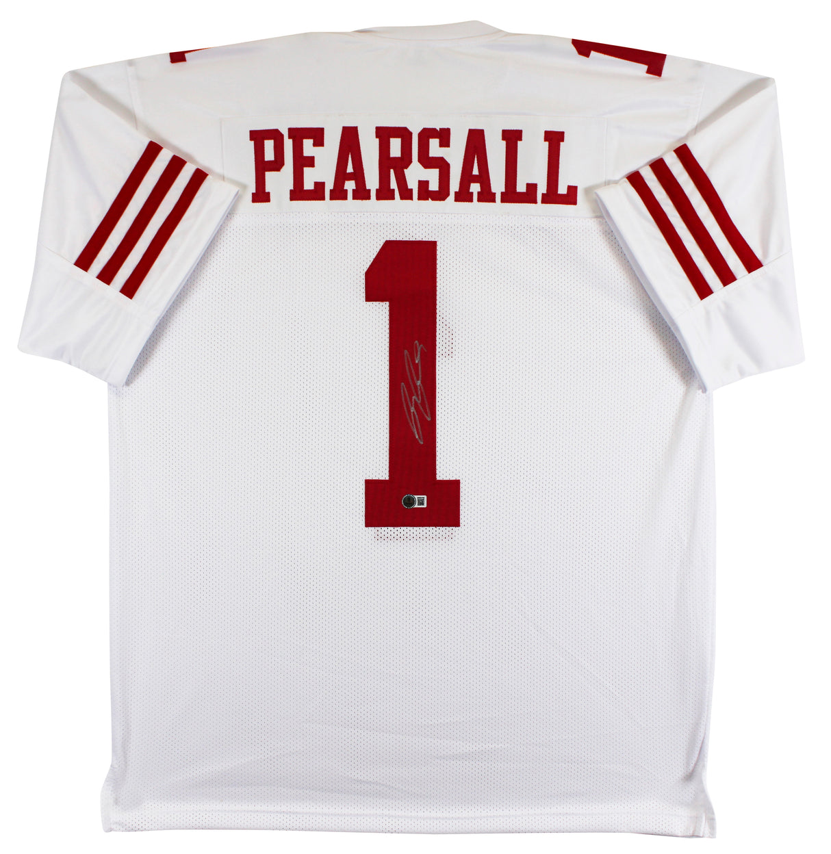 Ricky Pearsall Authentic Signed White Pro Style Jersey Autographed BAS Witnessed