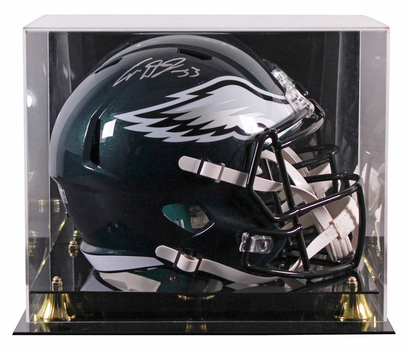 Eagles Cooper DeJean Signed Full Size Speed Rep Helmet W/ Case Fanatics