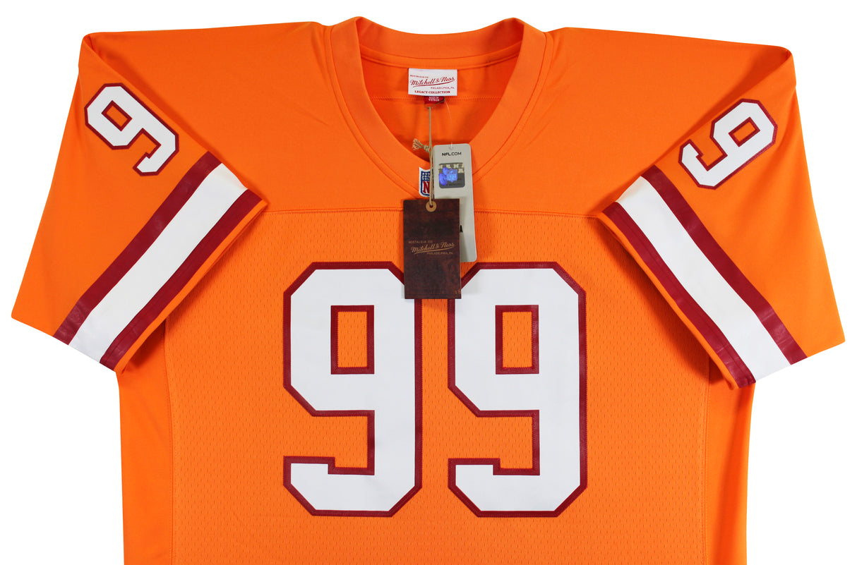 Buccaneers Warren Sapp "3x Insc" Signed Orange M&N TB Jersey BAS Witnessed