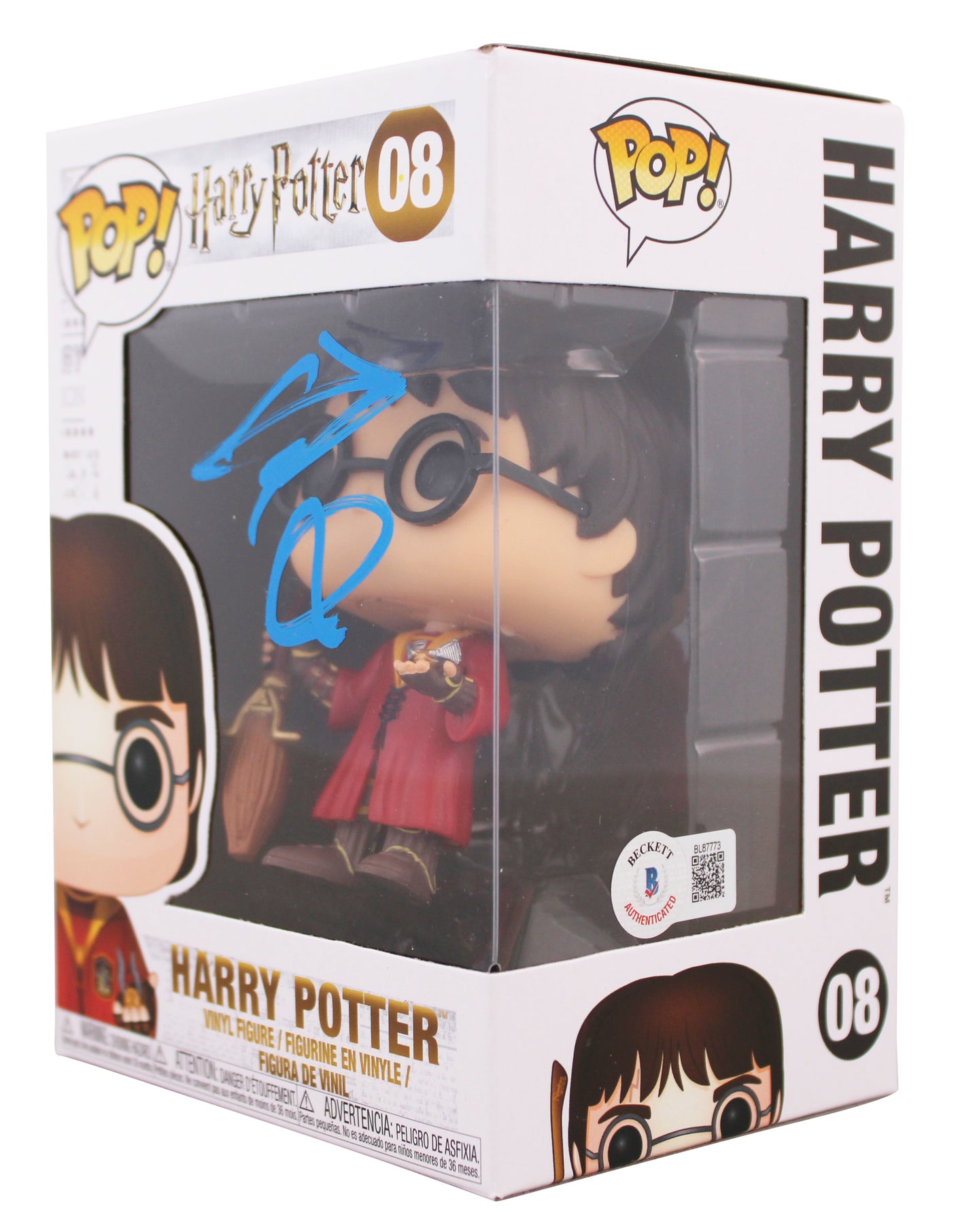 Daniel Radcliffe Harry Potter Authentic Signed #08 Funko Pop Vinyl Figure BAS