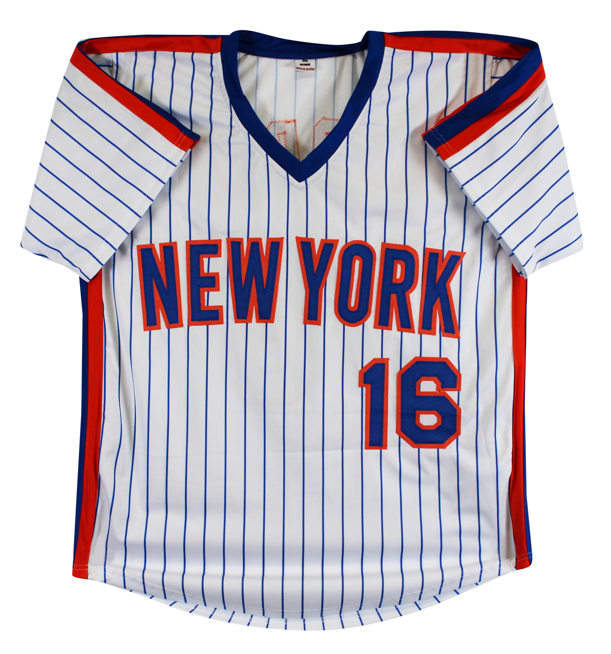 Doc Gooden Authentic Signed White Pinstripe Pro Style Jersey Autographed BAS