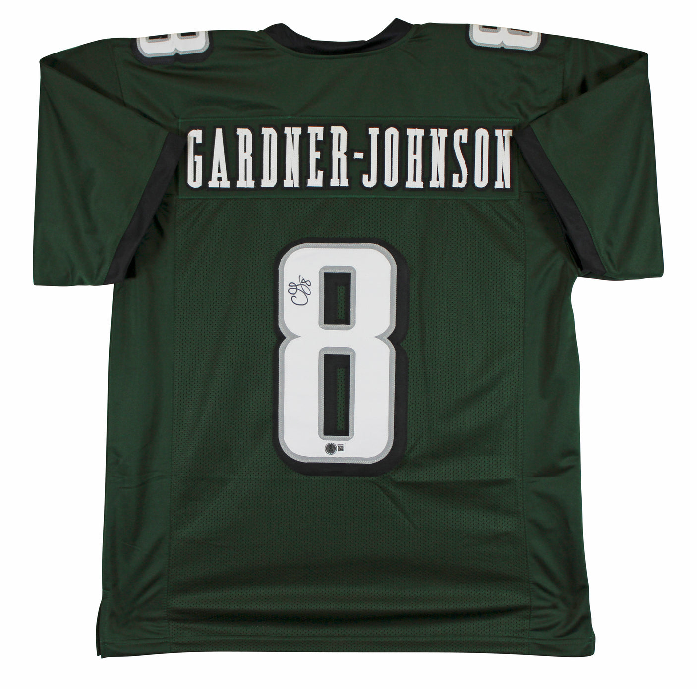 C.J. Gardner-Johnson Authentic Signed Green Pro Style Jersey BAS Witnessed