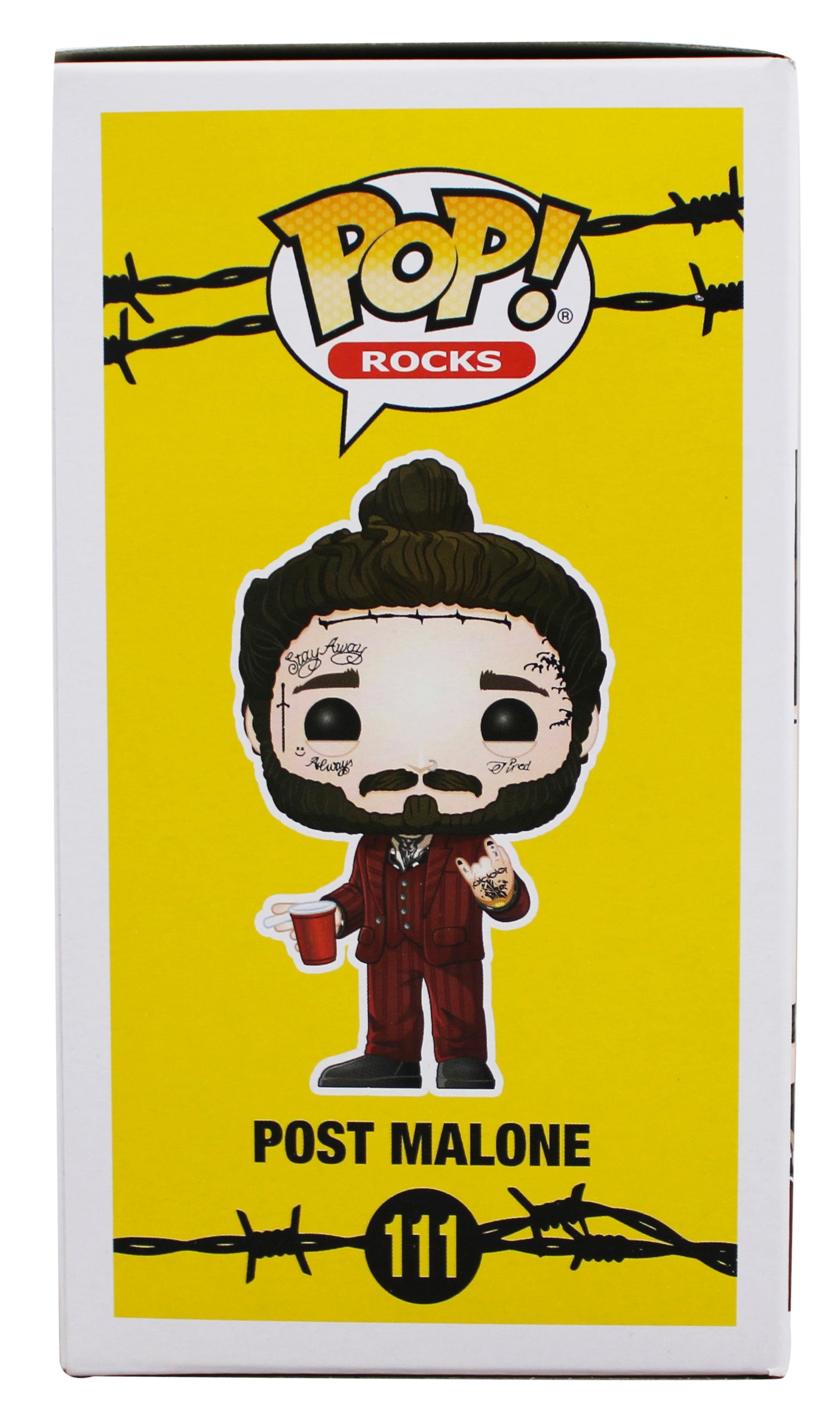 Post Malone Authentic Signed #111 Funko Pop Vinyl Figure PSA/DNA #AE72175