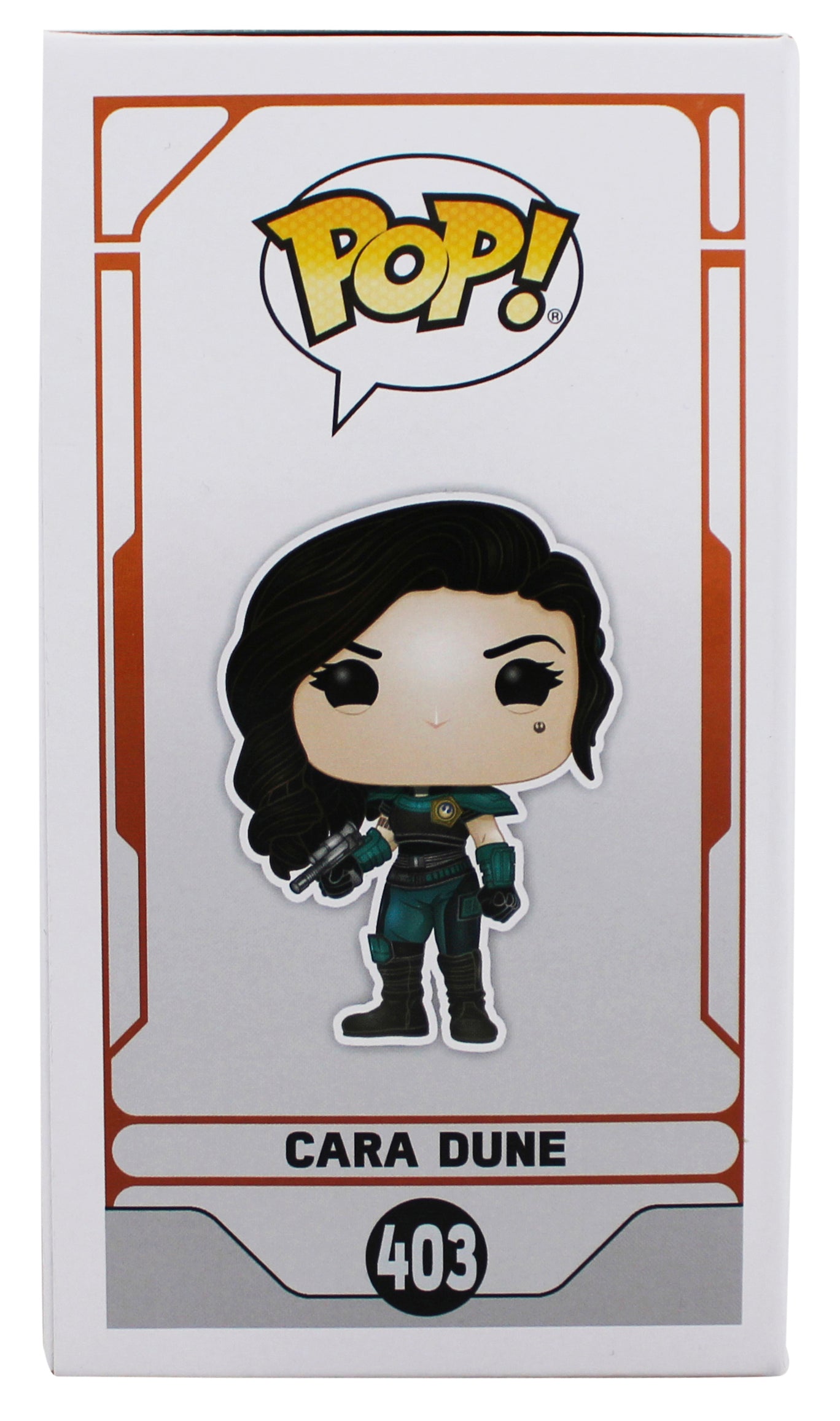 Gina Carano Star Wars Signed Cara Dune #403 Funko Pop Vinyl Figure BAS #BN76493