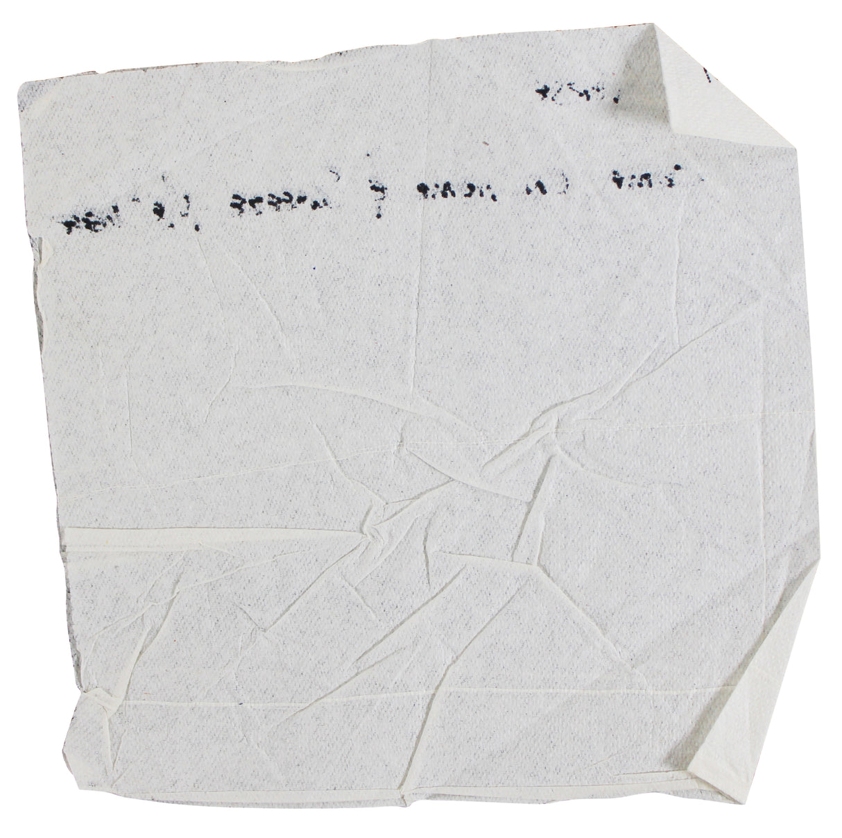 Stevie Ray Vaughan Authentic 4.75x5 Napkin w/ Handwritten Lyrics BAS #AE13212