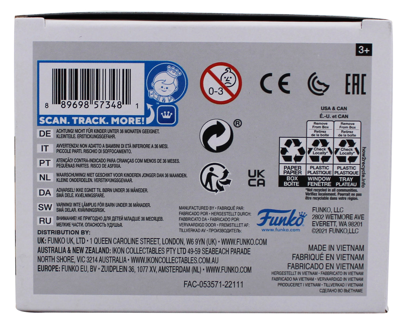 Dustin Hoffman Peter Pan Signed Captain Hook #1081 Funko Pop Figure BAS #BR35271