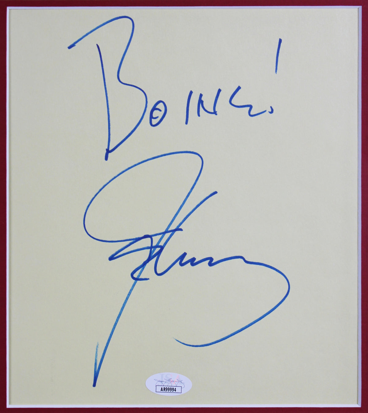 Jim Carrey & Jeff Daniels Dumb and Dumber Signed Framed Display BAS & JSA