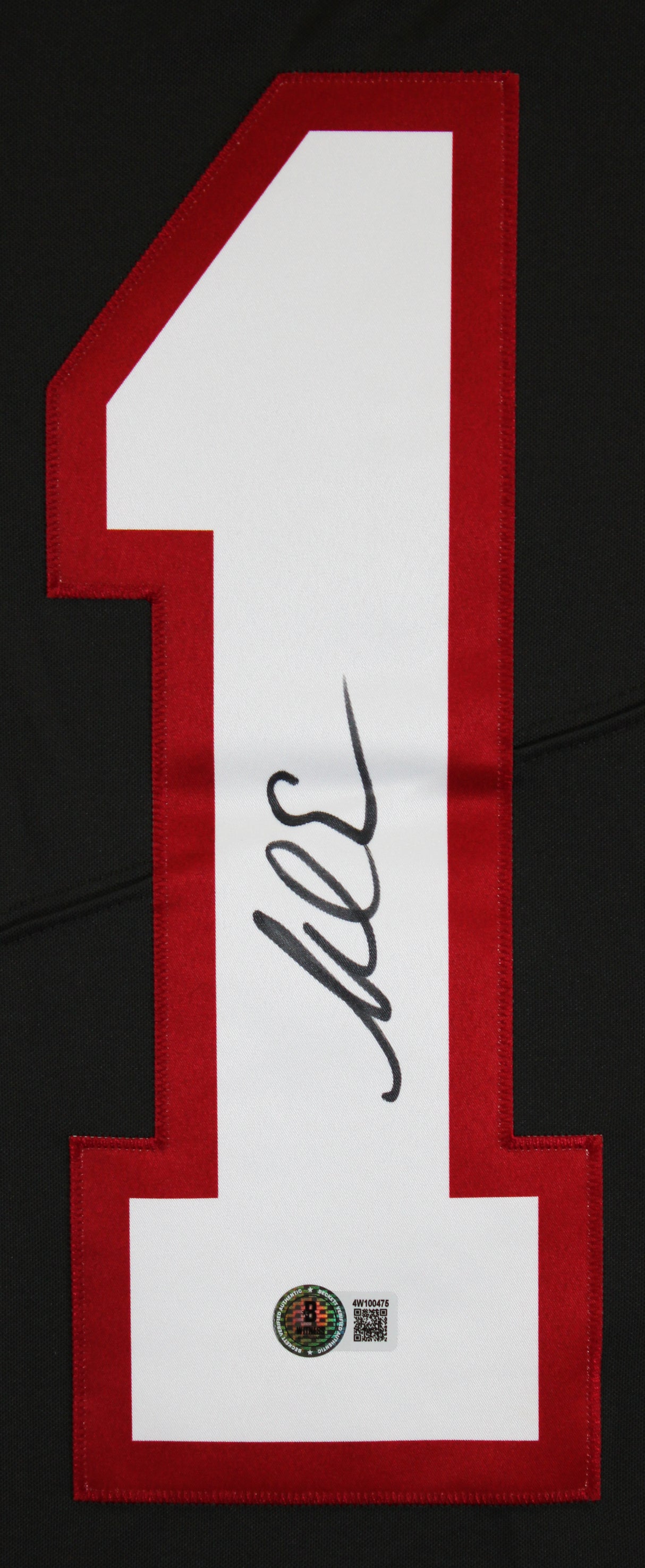 Buccaneers Mike Evans Authentic Signed Pewter Nike Elite Jersey BAS Witnessed