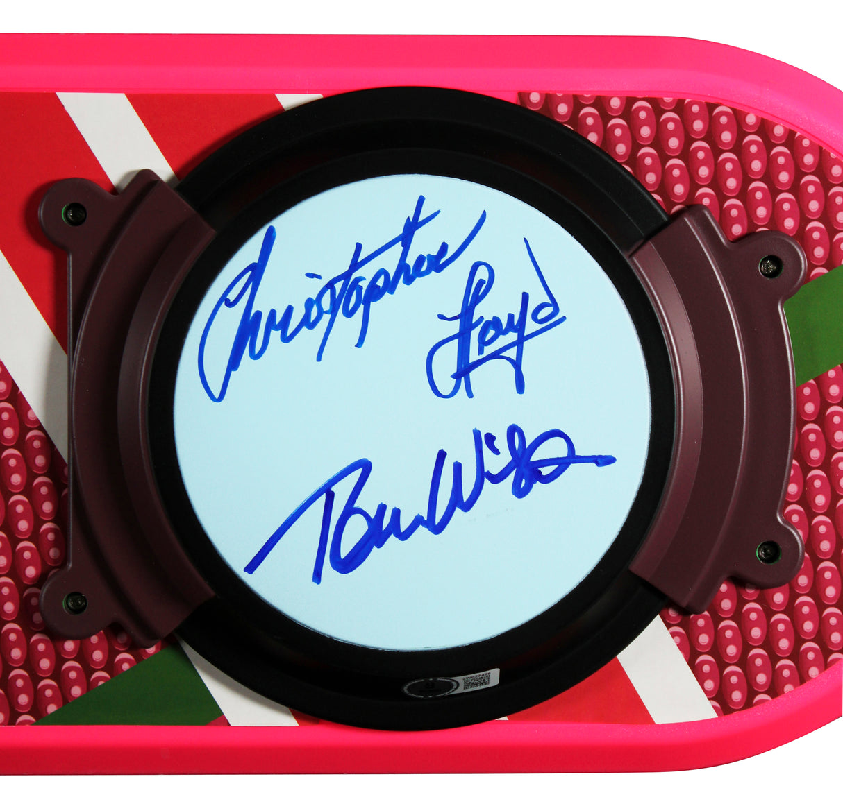 Back To The Future (4) Fox, Lloyd, Thompson & Wilson Signed Hoverboard BAS Wit