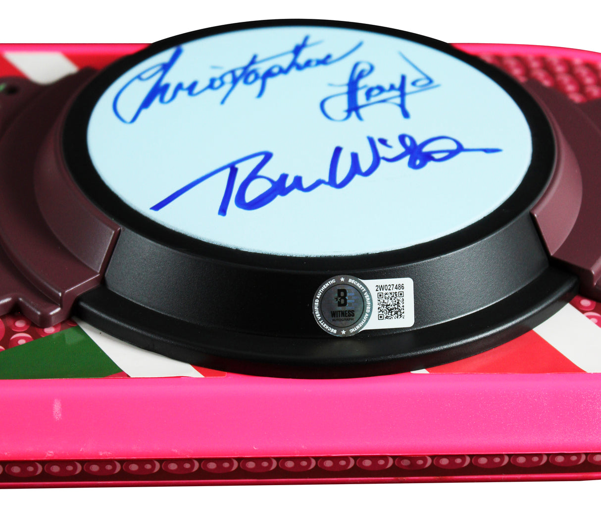 Back To The Future (4) Fox, Lloyd, Thompson & Wilson Signed Hoverboard BAS Wit