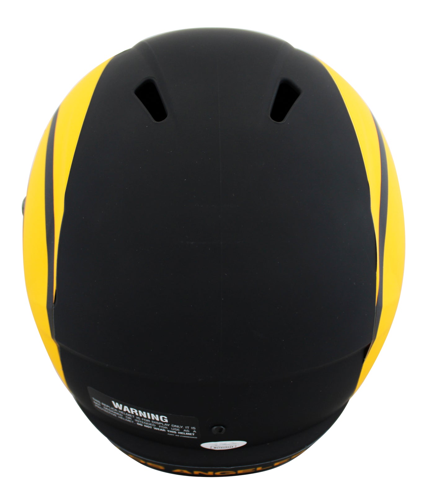 Rams Aaron Donald "3x DPOY" Signed Eclipse F/S Speed Rep Helmet W/ Case JSA Wit