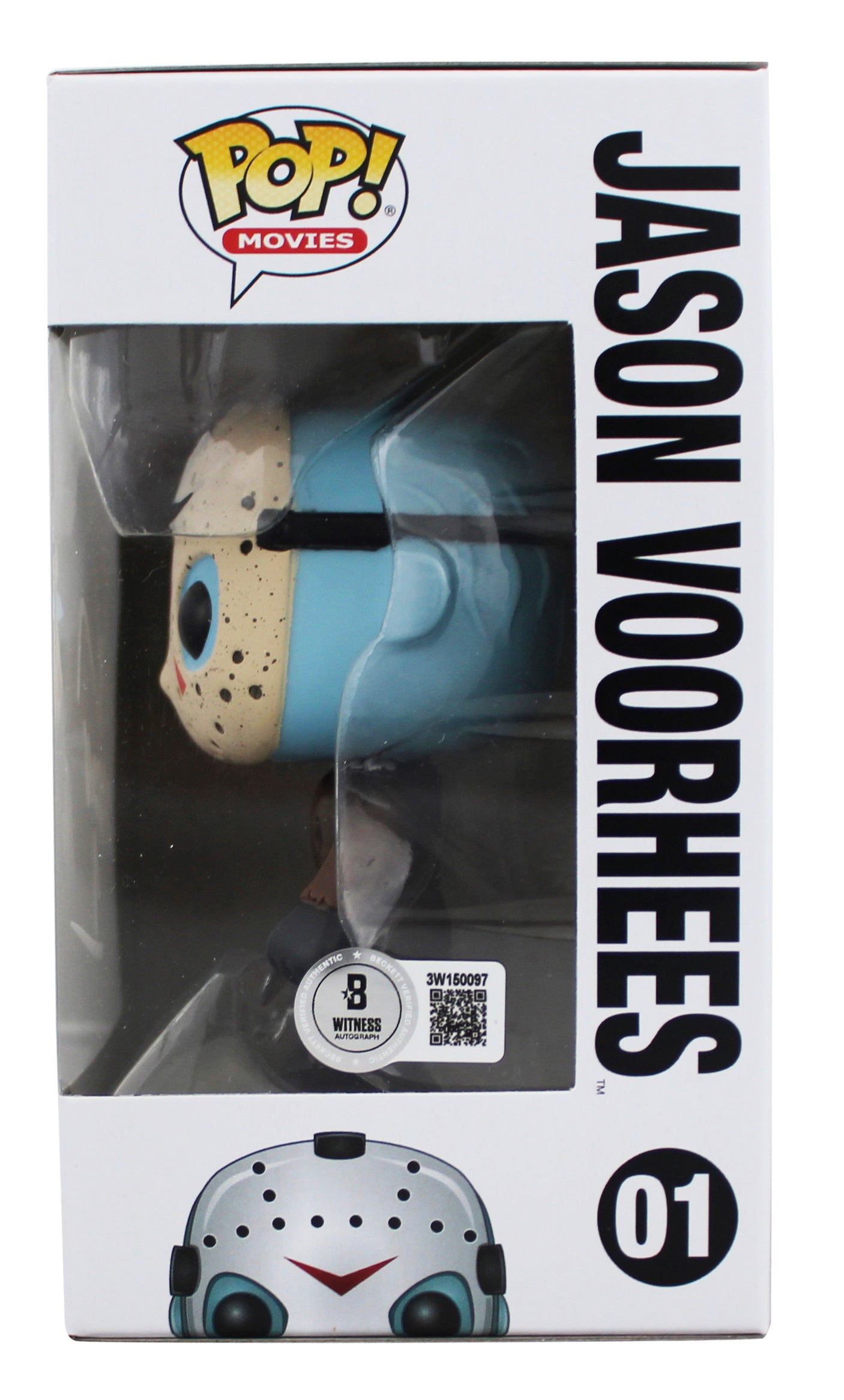 Ari Lehman "Jason 1" Signed #01 Funko Pop Vinyl Figure w/ White Sig BAS Witness