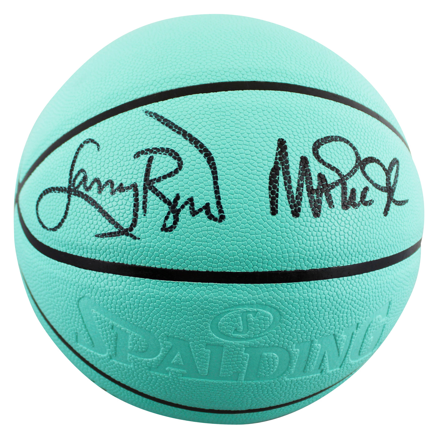 Magic Johnson & Larry Bird Signed Tiffany & Co X Spalding Basketball LE BAS W 2
