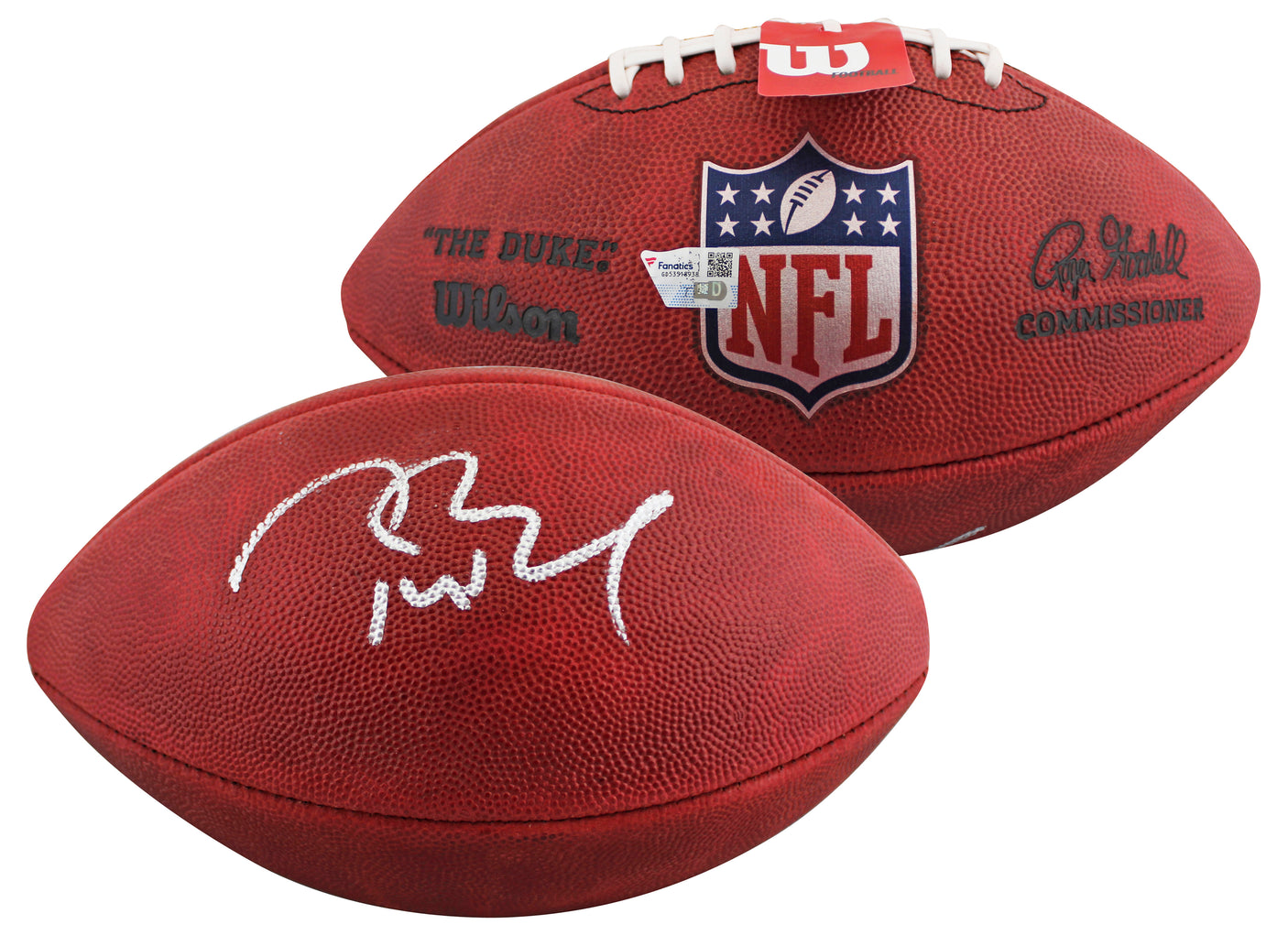 Patriots Tom Brady Signed Official Wilson "Duke" Football Fanatics #GD53518938