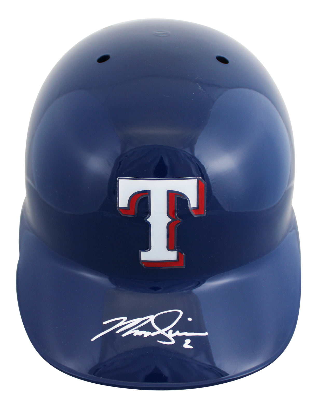 Rangers Marcus Semien Signed Full Size Authentic Batting Helmet BAS W #1W197395