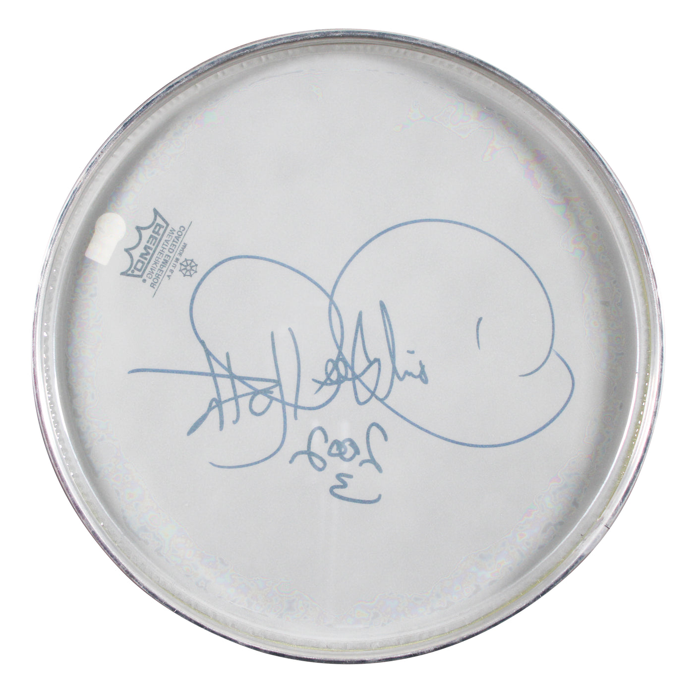 David Lee Roth Van Halen Authentic Signed 12 Inch Remo Drum Head BAS #BS78243