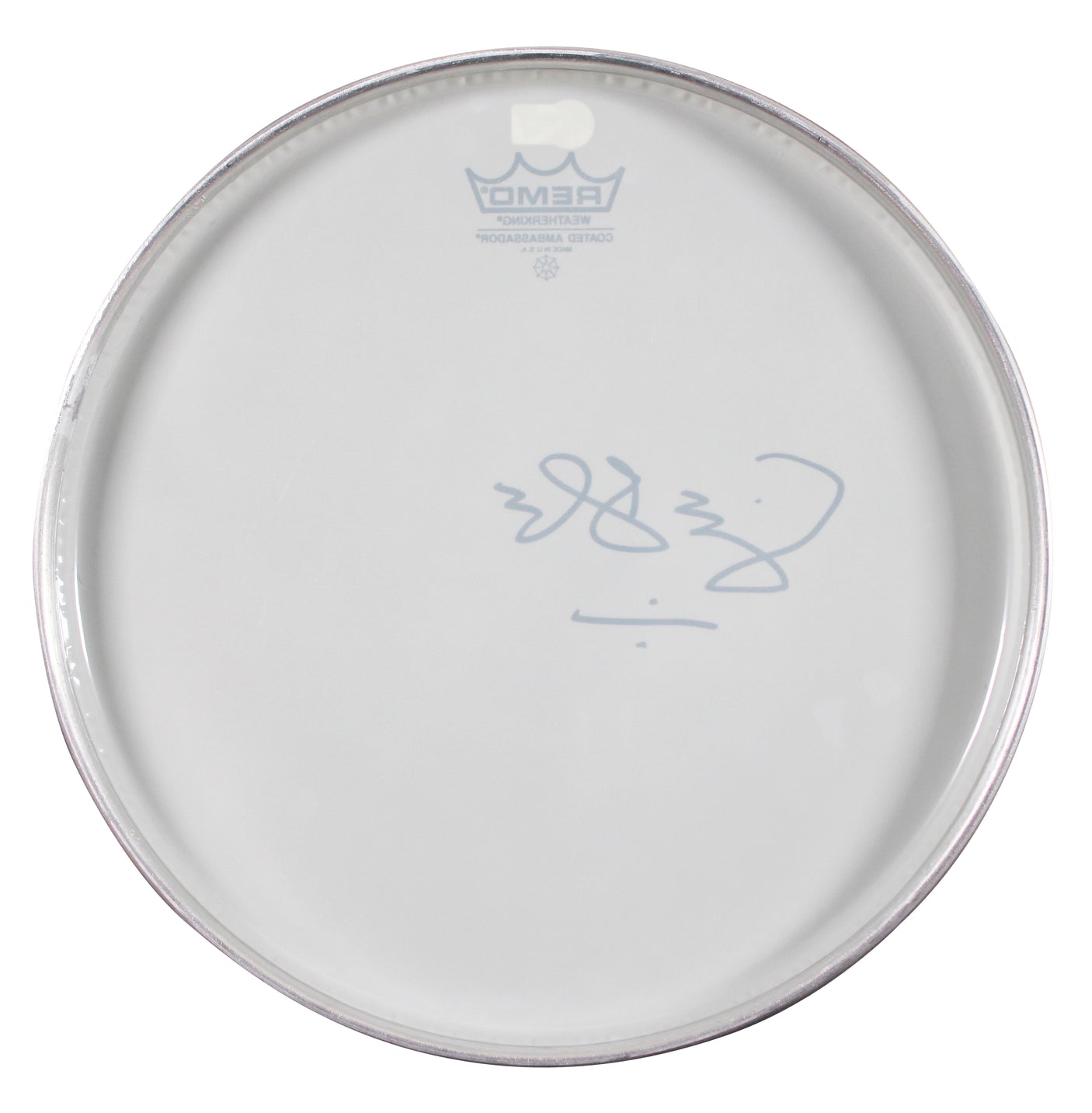 Ginger Baker Cream Authentic Signed 12 Inch Remo Drum Head BAS #BS78244