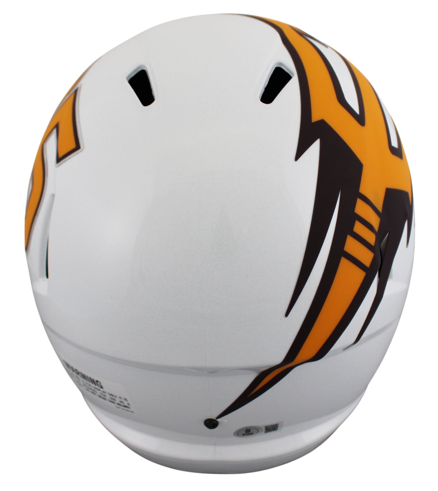 Arizona State Sam Leavitt Signed White Alt F/S Speed Rep Helmet W/ Case BAS Wit