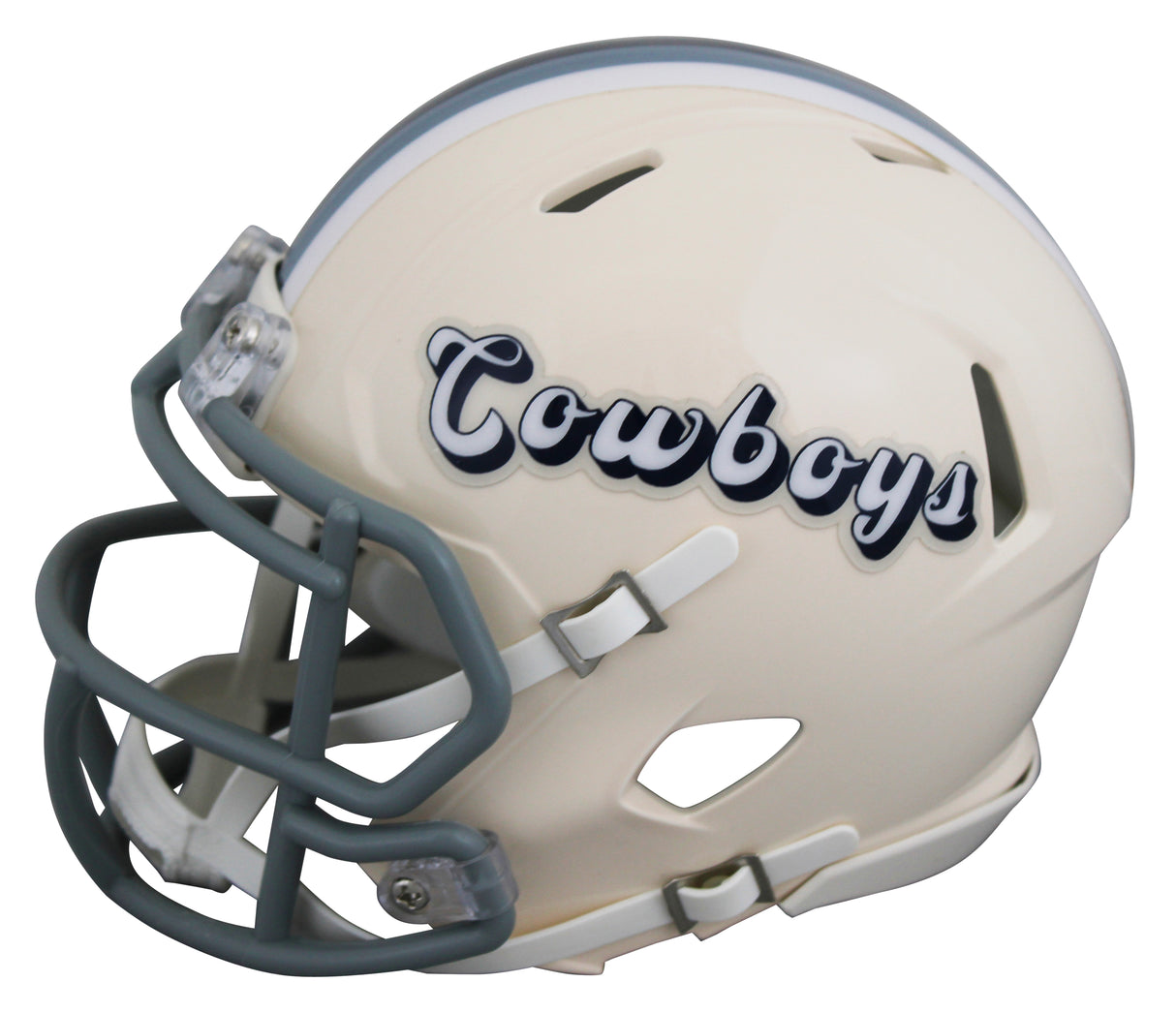 Cowboys Dak Prescott Signed Retro Speed Mini Helmet W/ Case BAS Witnessed