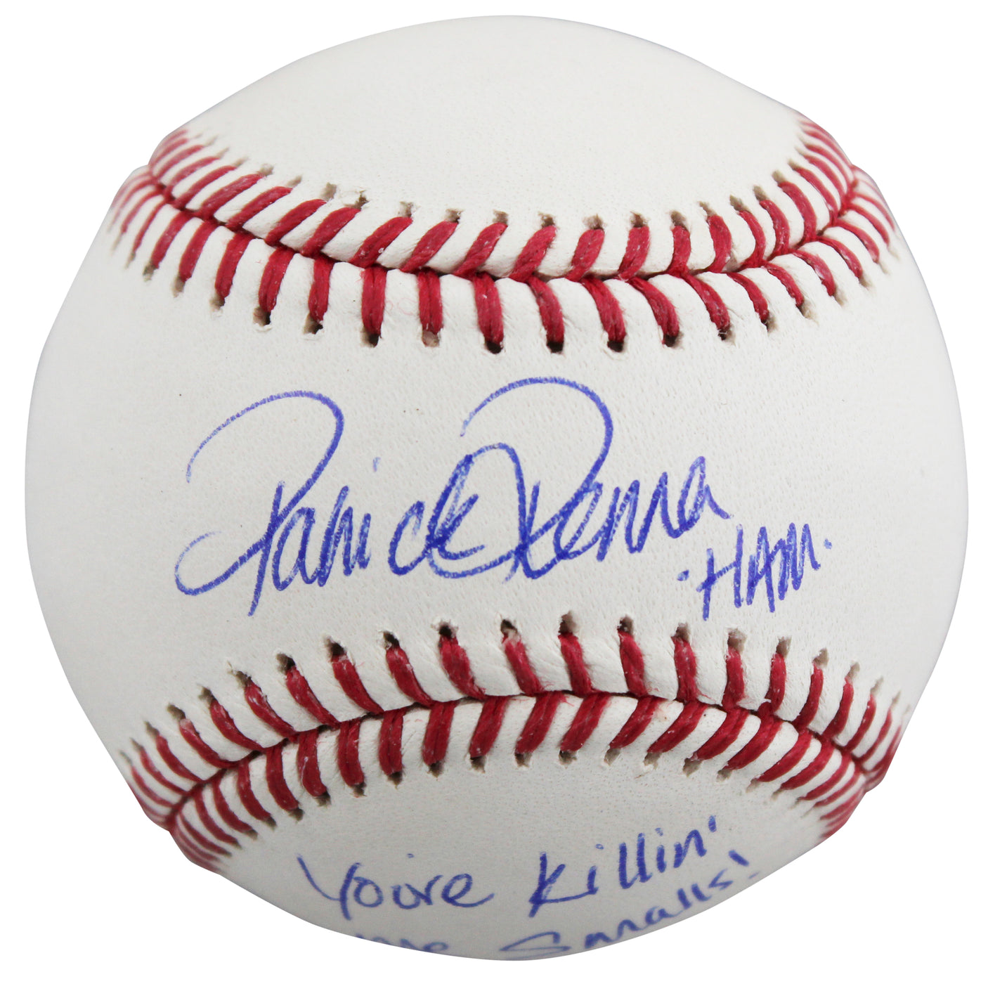 Patrick Renna The Sandlot "2x Insc" Signed Robert Manfred Oml Baseball BAS Wit