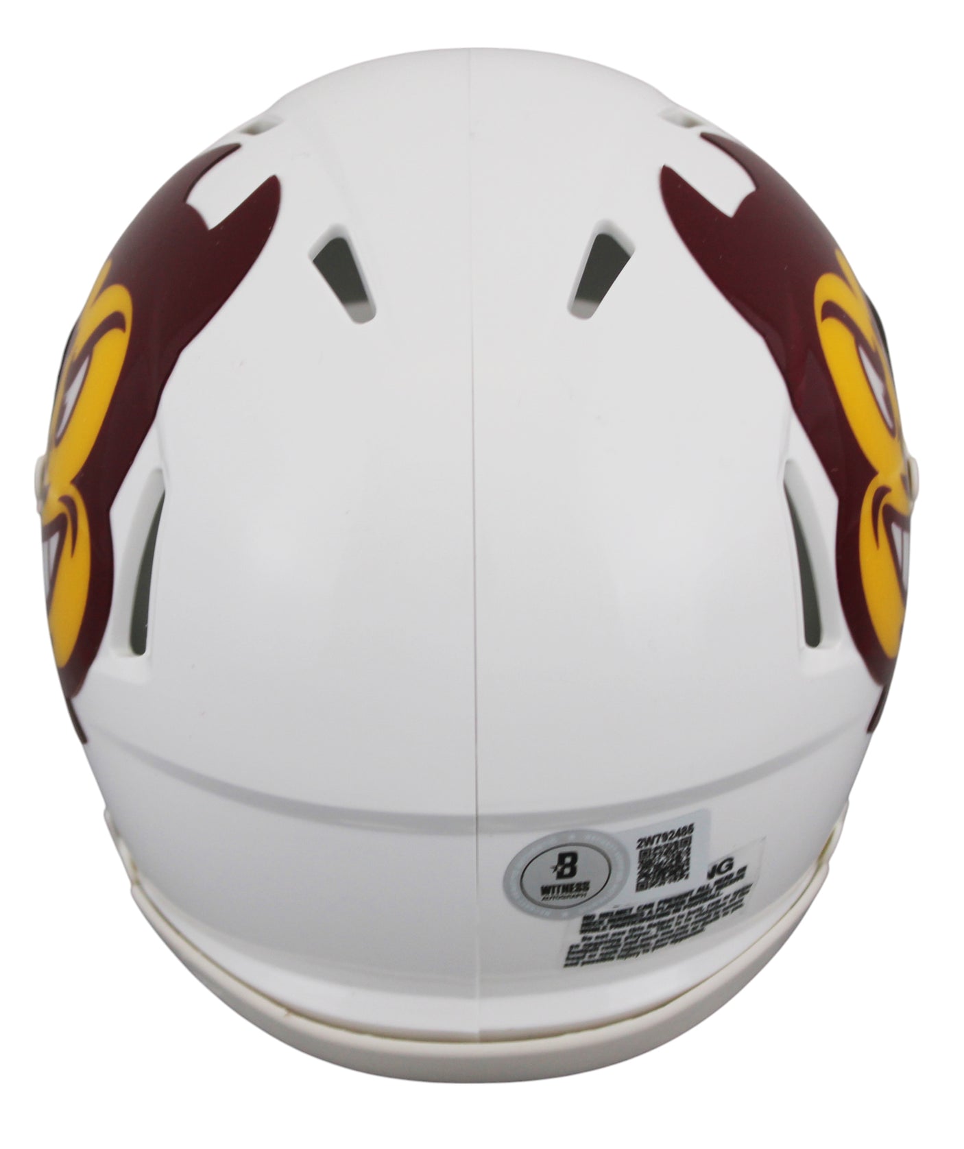 Arizona State Jordyn Tyson Authentic Signed White Speed Mini Helmet BAS Witness