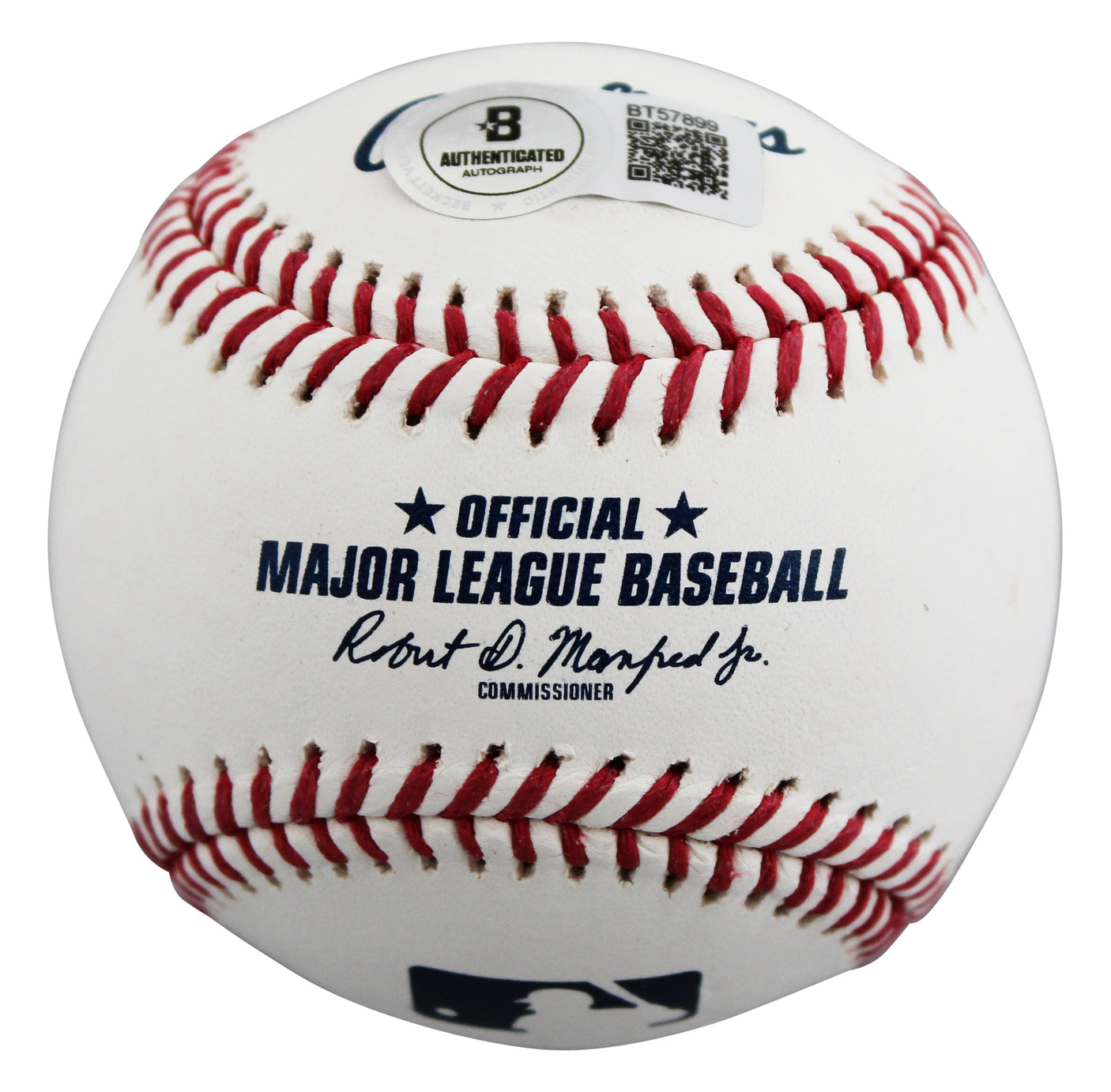 Dave Portnoy Barstool Sports Authentic Signed Manfred OML Baseball BAS #BT57899