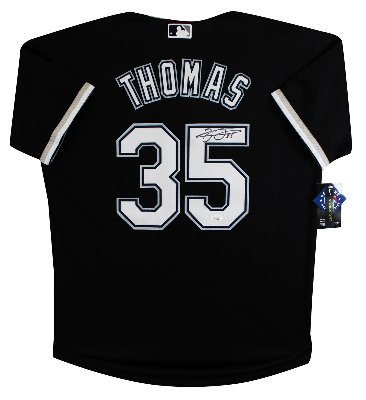White Sox Frank Thomas Authentic Signed Black Nike Jersey JSA #WB678261