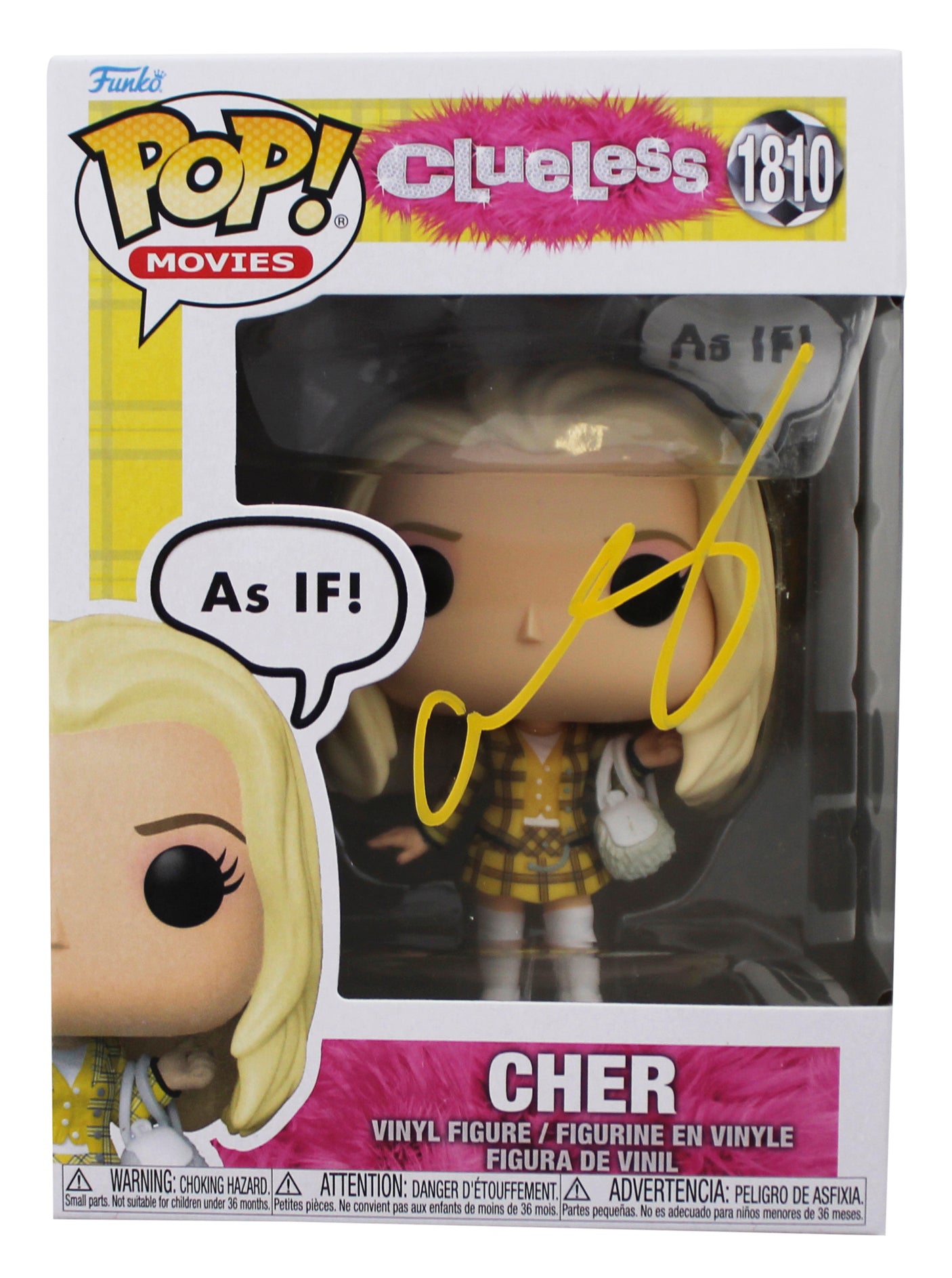 Alicia Silverstone Clueless Signed Cher #1810 Funko Pop Figure BAS #BT57916