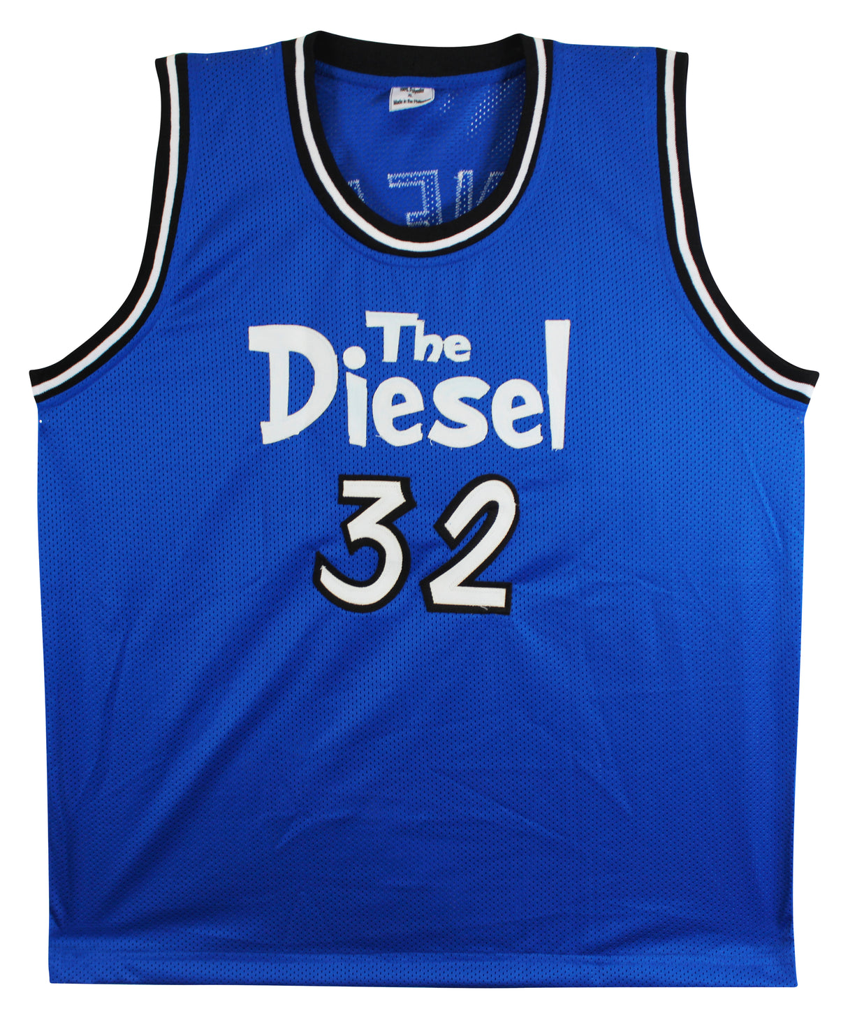 Shaquille O'Neal Authentic Signed Blue The Diesel Pro Style Jersey BAS #WG34275