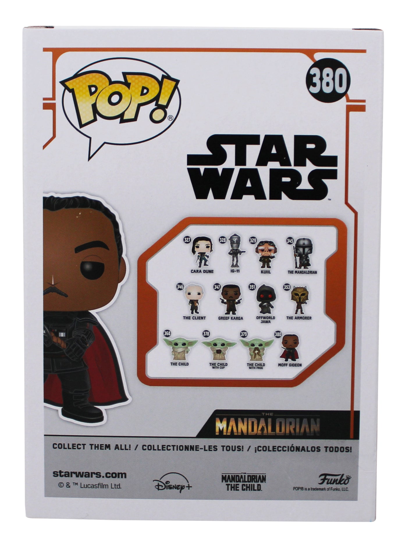 Giancarlo Esposito Star Wars Signed #380 Funko Pop Vinyl Figure BAS #BT57759