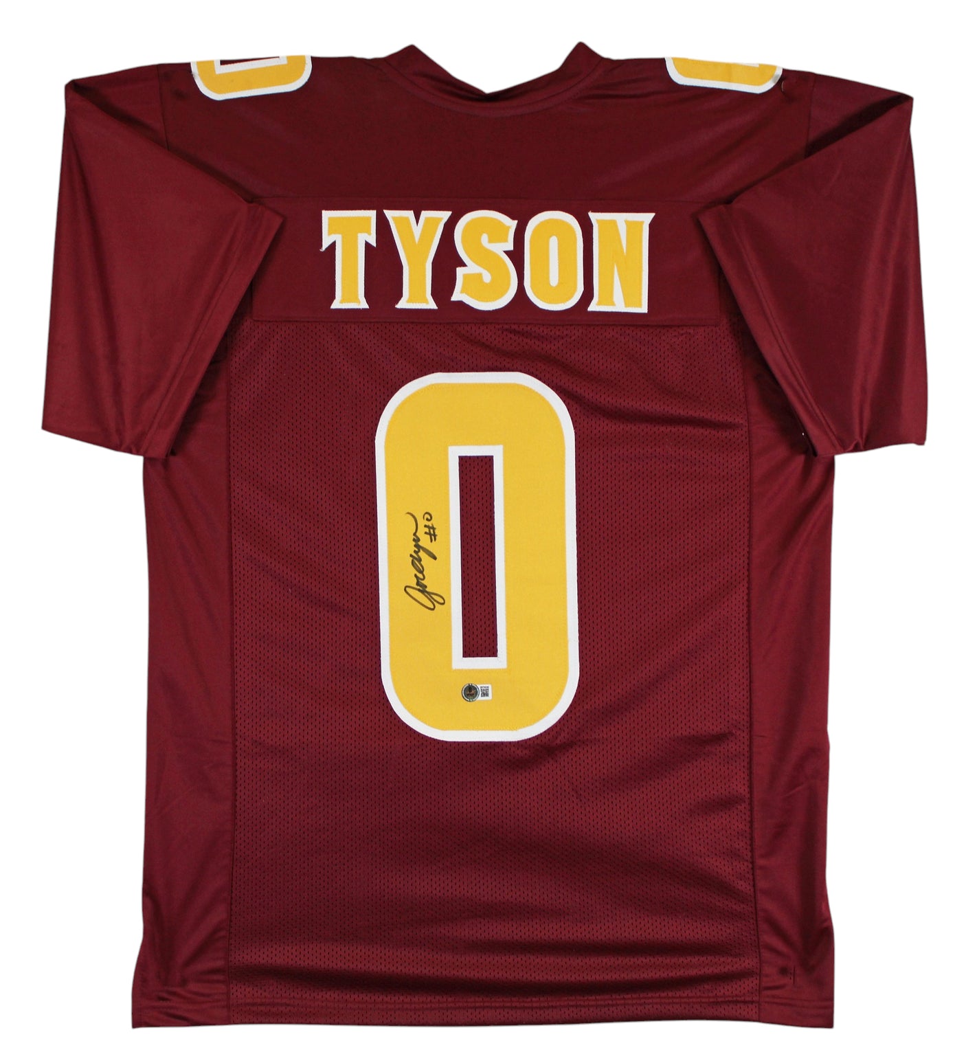 Arizona State Jordyn Tyson Authentic Signed Maroon Pro Style Jersey BAS Witness