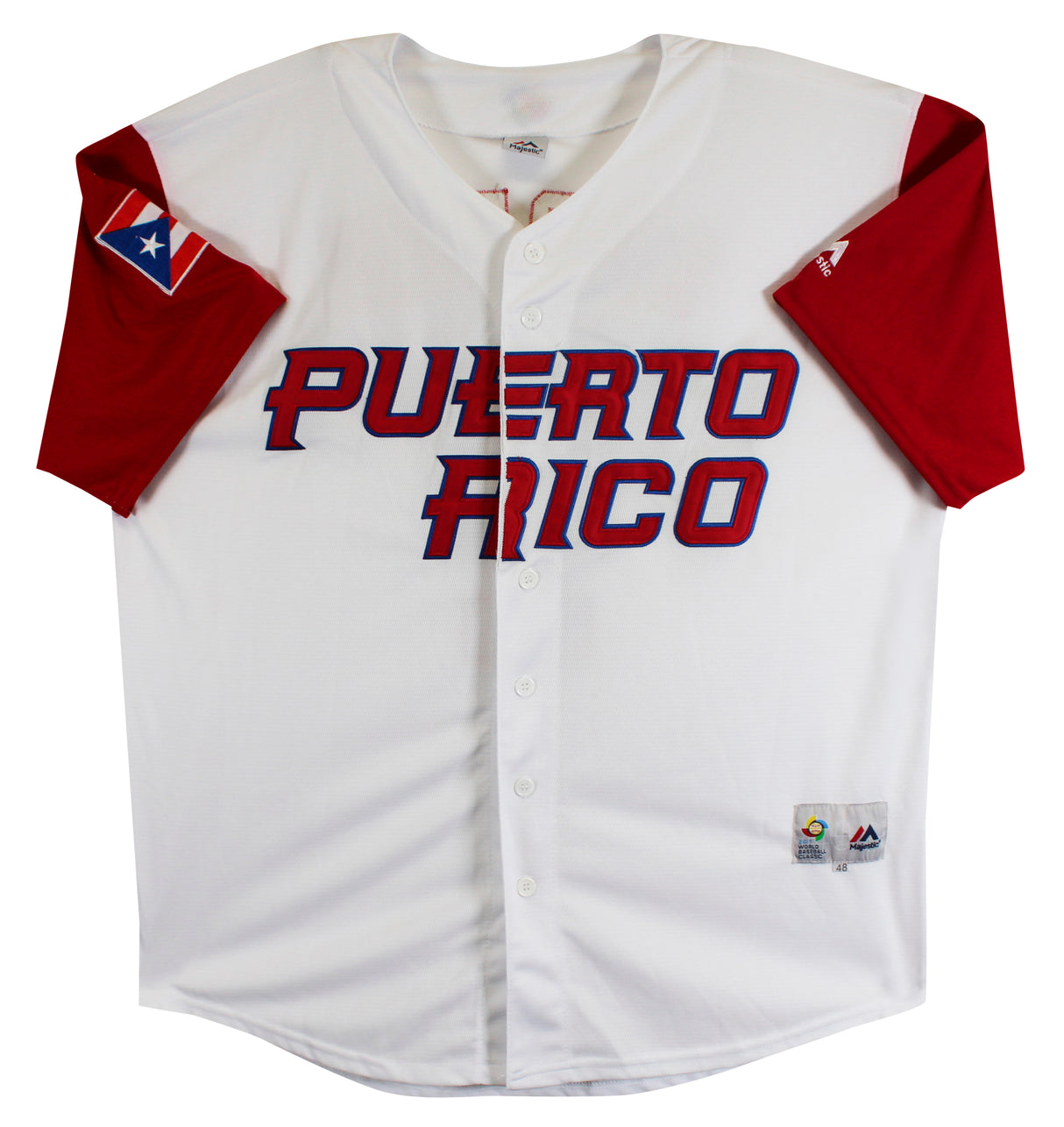 Carlos Correa Signed White Majestic Puerto Rico 2017 WBC Jersey JSA #R61969