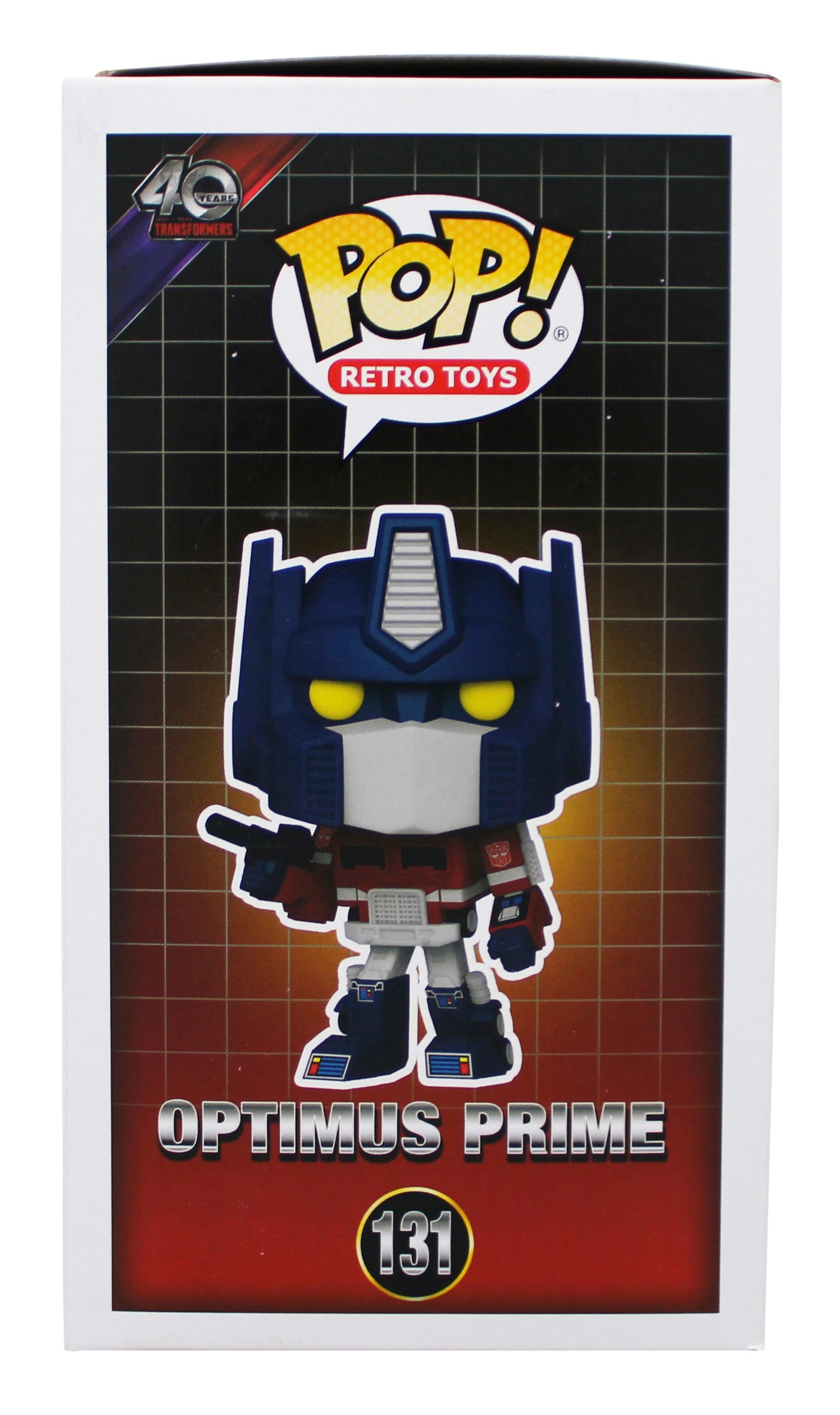Michael Bay Transformers Signed Optimus Prime #131 Funko Pop Figure BAS #BT57784