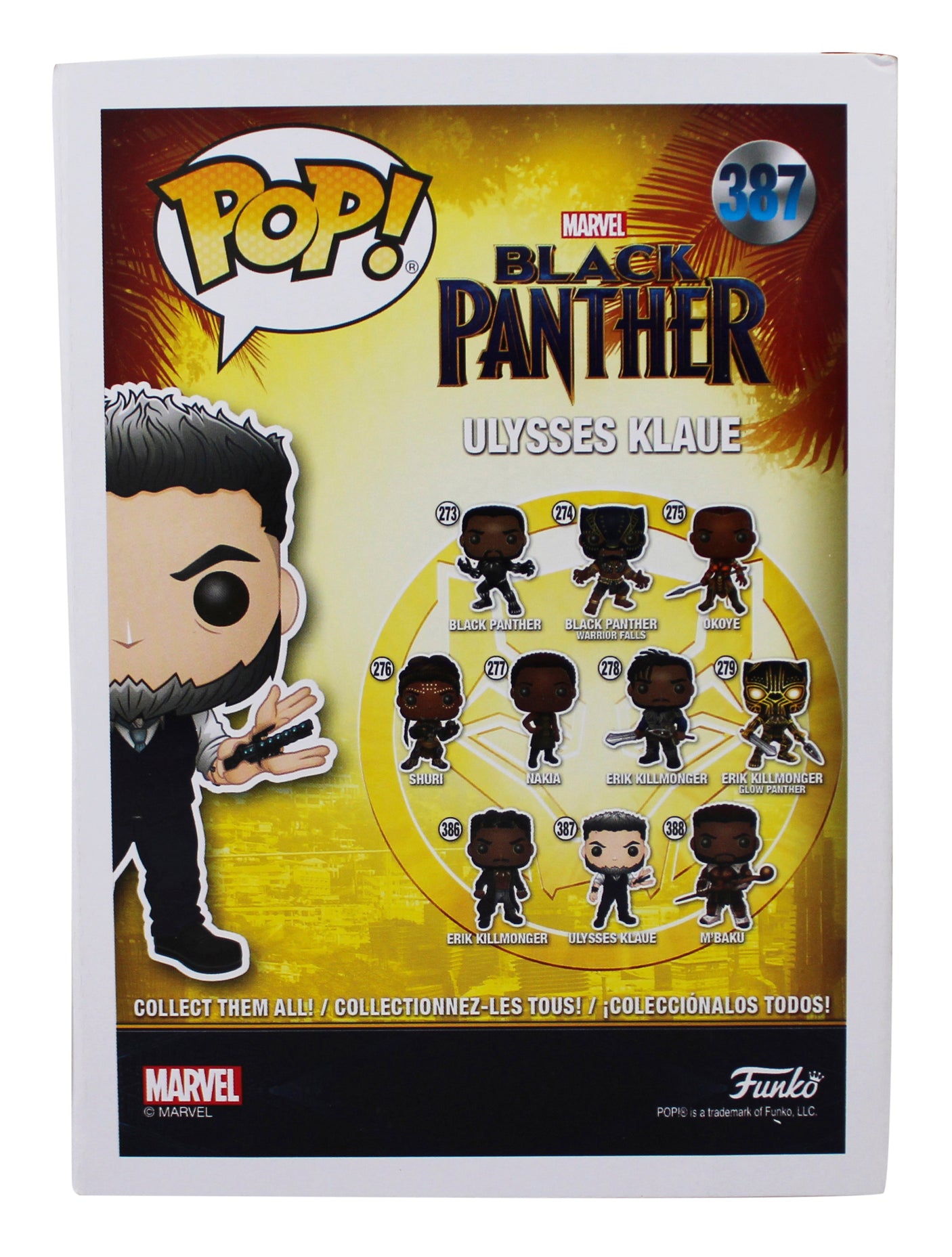 Andy Serkis Black Panther Signed Ulysses #387 Funko Pop Figure BAS #BT57762