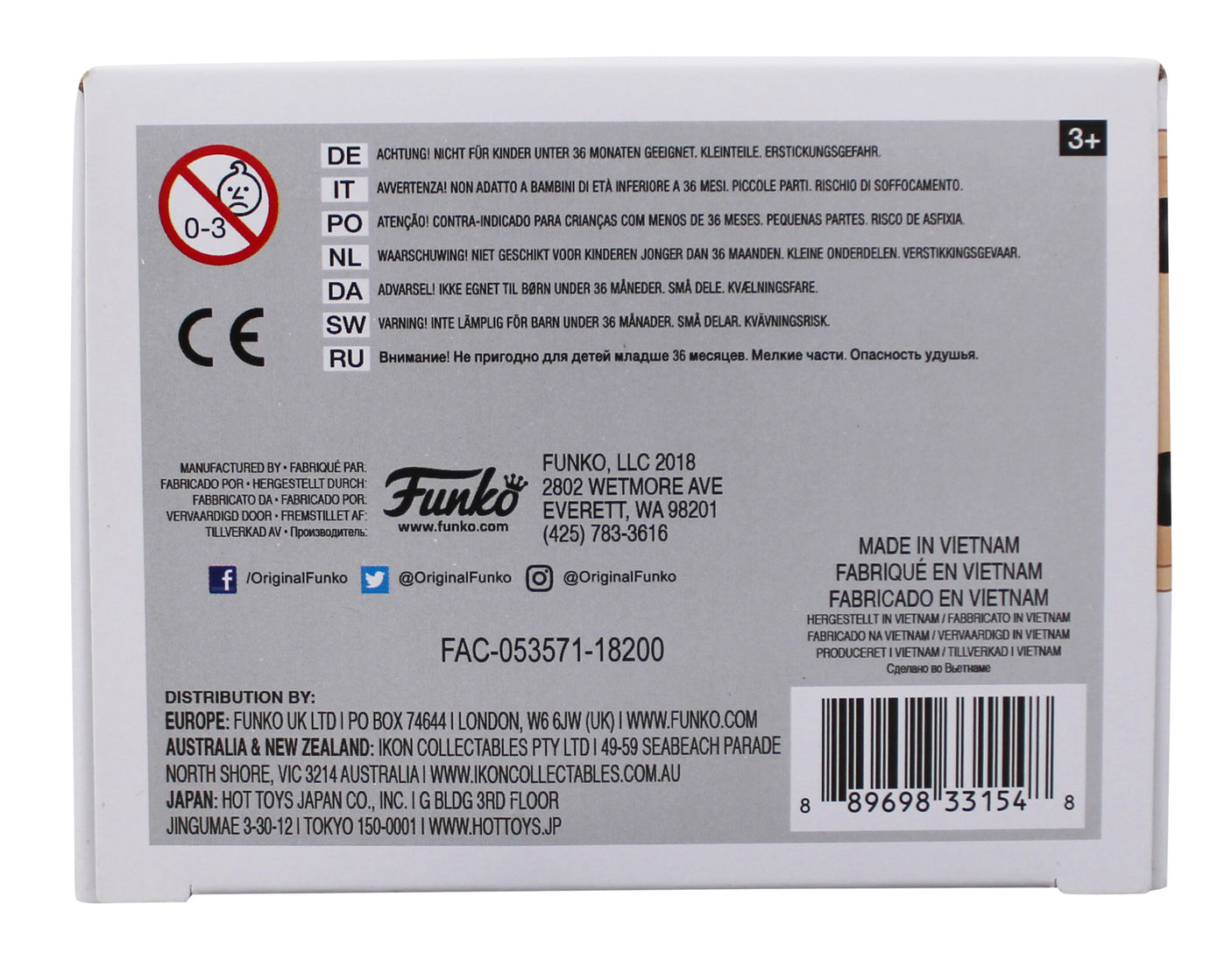 Andy Serkis Black Panther Signed Ulysses #387 Funko Pop Figure BAS #BT57762