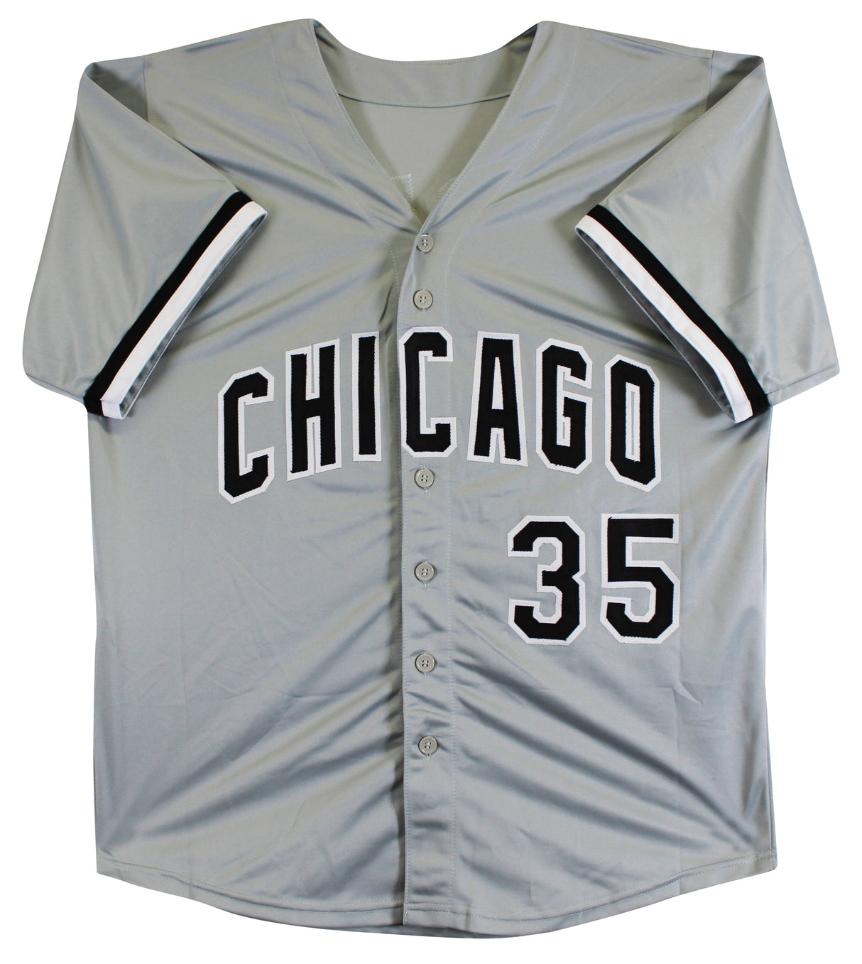Frank Thomas Authentic Signed Grey Pro Style Jersey Autographed BAS Witnessed 2