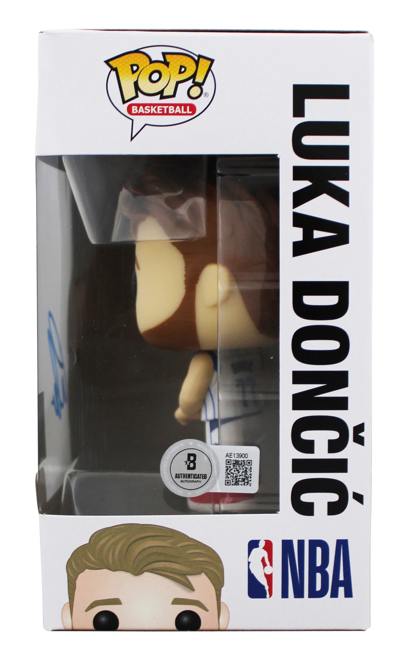 Mavericks Luka Doncic Authentic Signed #60 Funko Pop Vinyl Figure BAS #AE13900