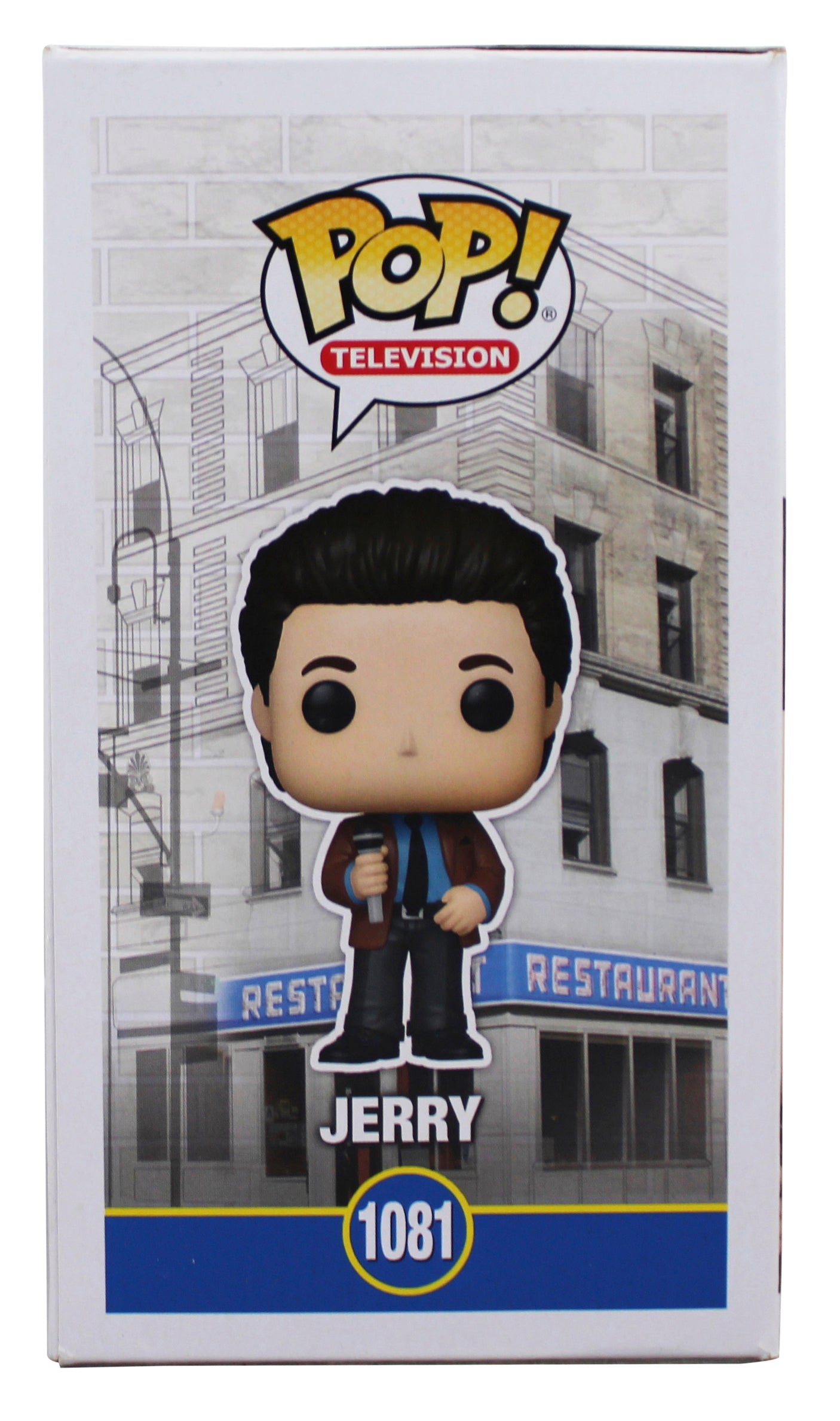 Jerry Seinfeld Authentic Signed Jerry #1081 Funko Pop Vinyl Figure BAS #BT57760
