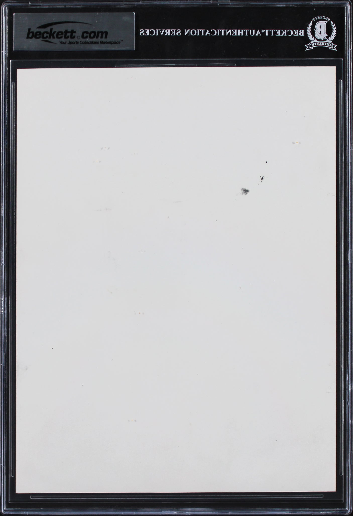 Mickey Mantle & Joe Namath Authentic Signed 8x10 Photo Autographed BAS Slabbed