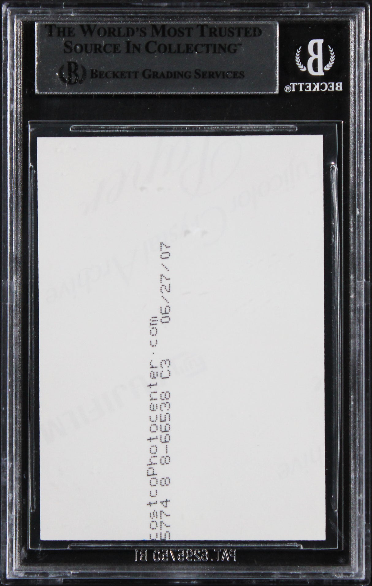 Al Lampert Star Wars Authentic Signed Custom Trading Card BAS Slabbed