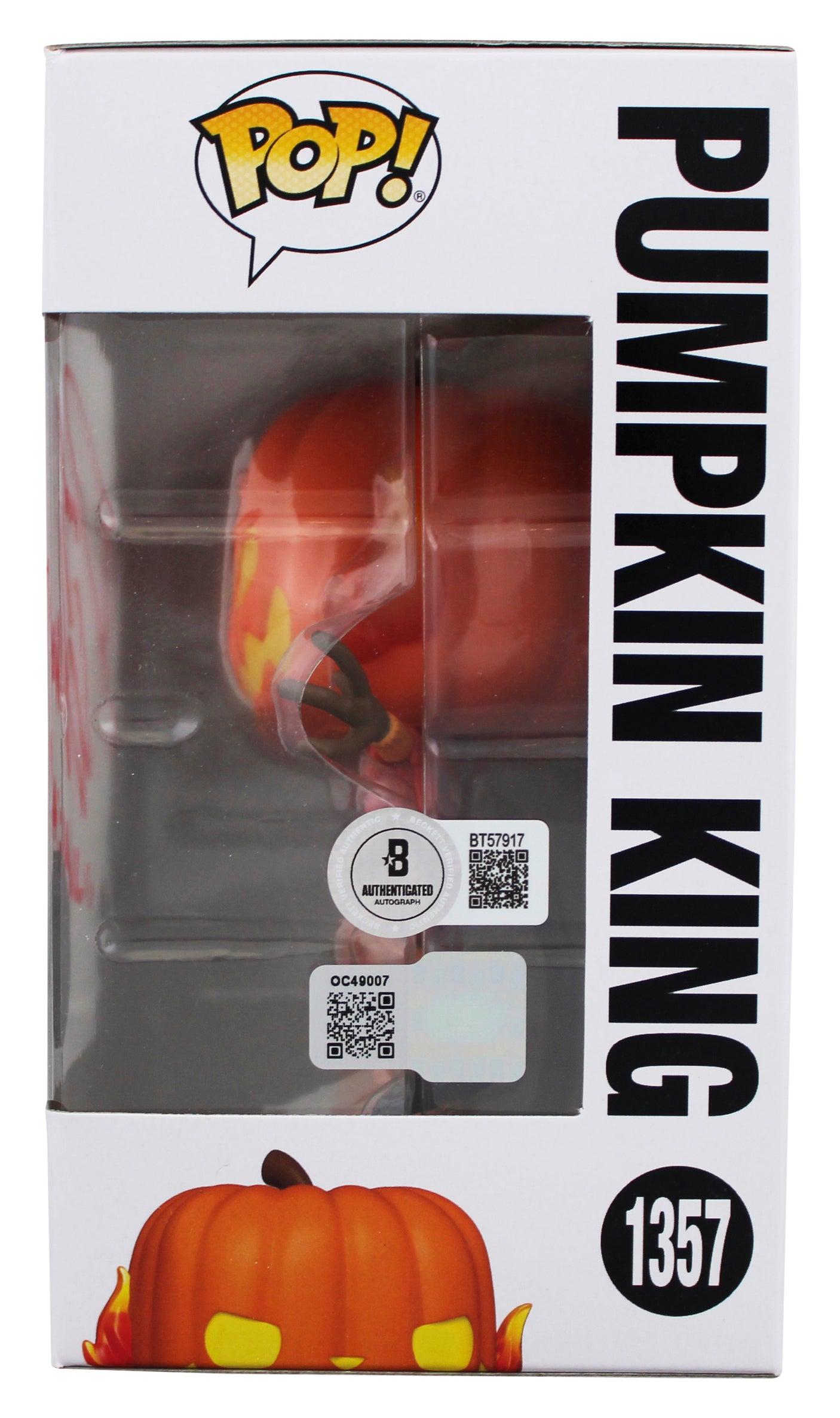 Danny Elfman "Jack" Signed Pumpkin King #1357 Funko Pop Figure BAS #BT57917
