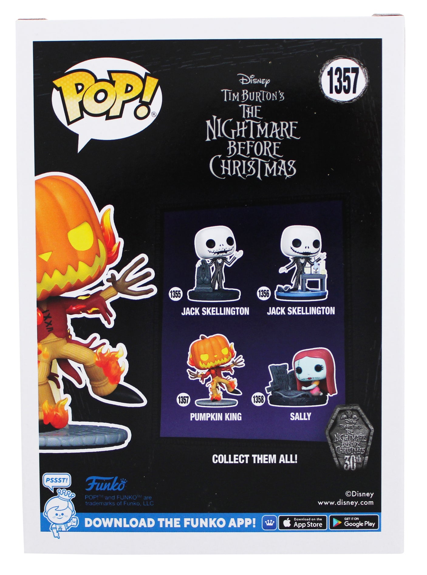 Danny Elfman "Jack" Signed Pumpkin King #1357 Funko Pop Figure BAS #BT57917