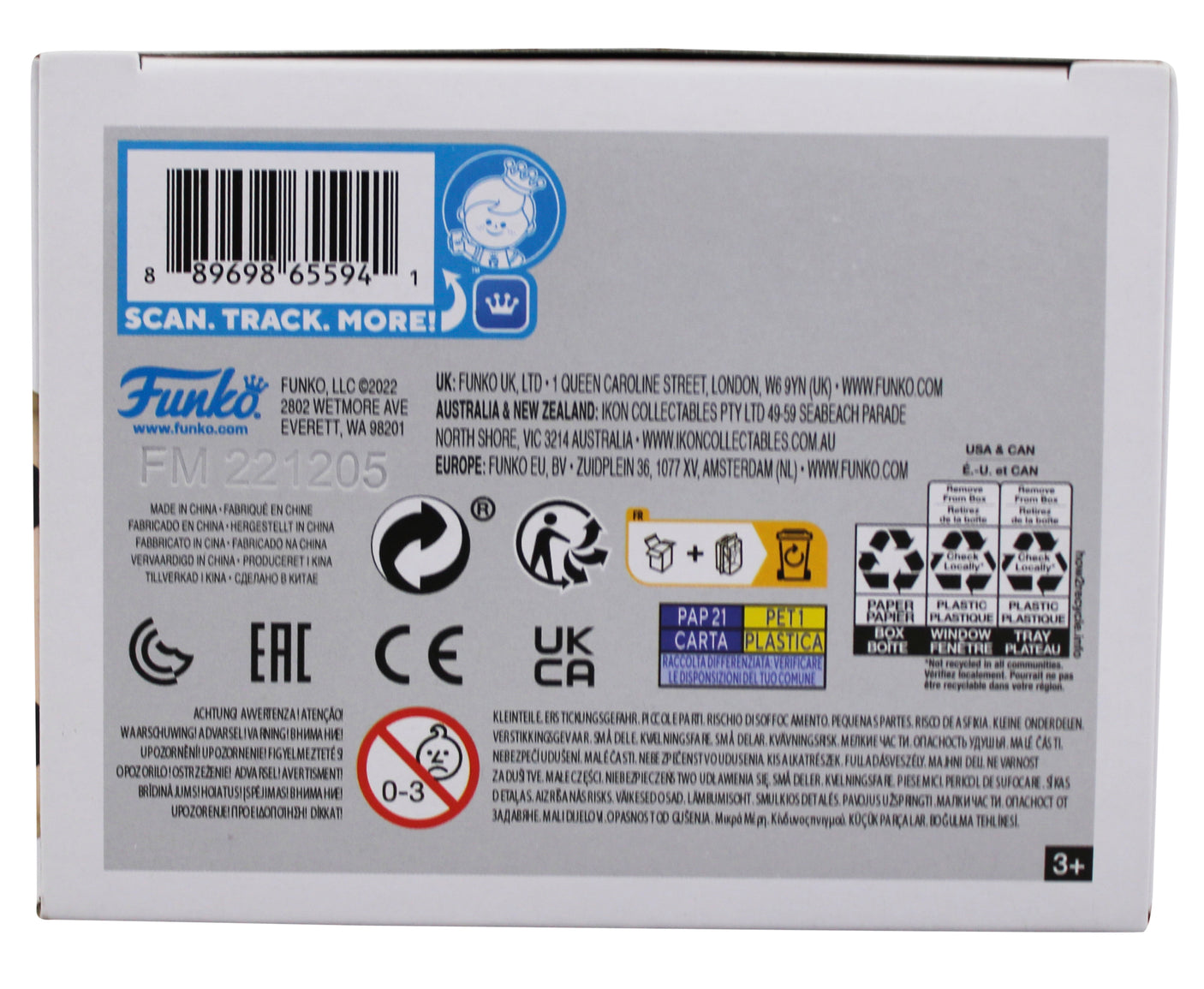 Michael Shannon The Flash Signed General Zod #1335 Funko Pop Figure BAS #BT57761